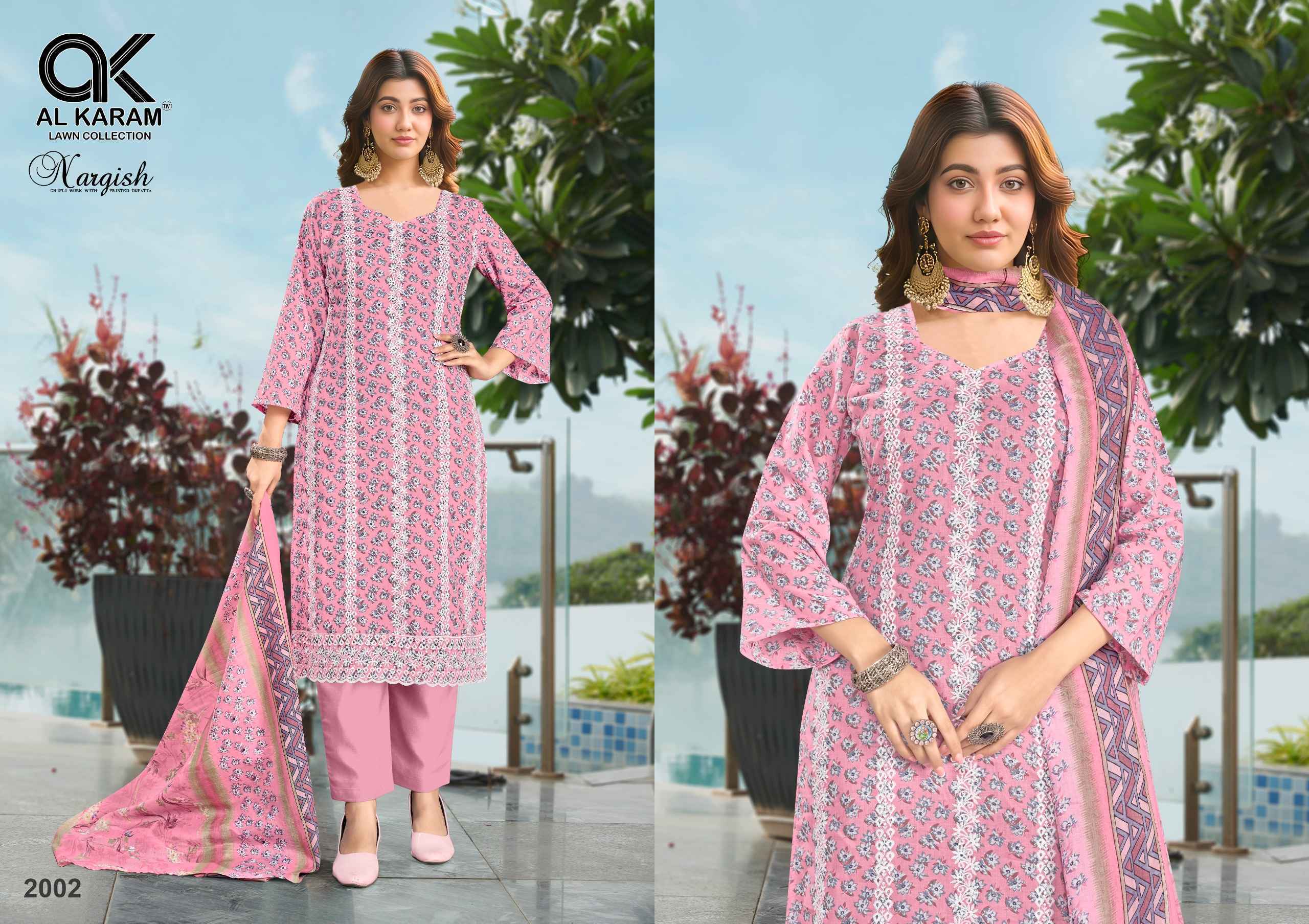 Al Karam Nargis Cotton Dress Material Wholesale Collection ( 4 Pcs Catalog )