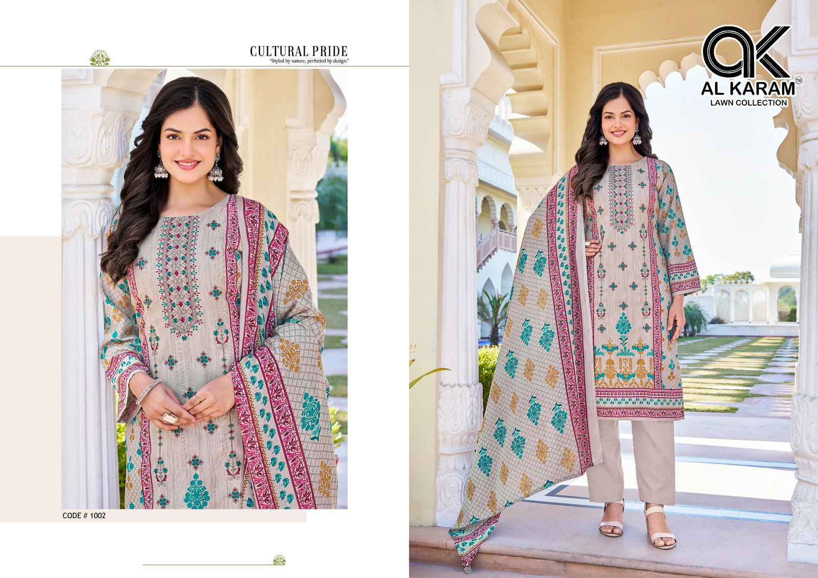 Al Karam Shezlin Reyon cotton Dress Material Wholesale Collection  ( 6 Pcs Catalog )
