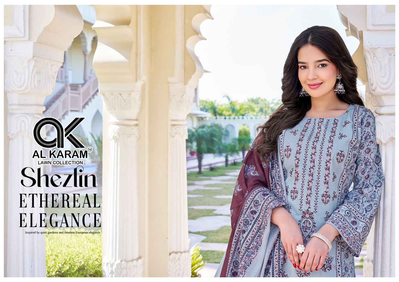 Al Karam Shezlin Reyon cotton Dress Material Wholesale Collection  ( 6 Pcs Catalog )