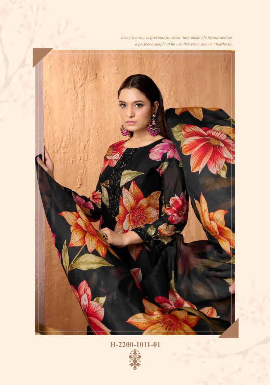 Alok Suit Fariha Black Edition 5 Digital Printed Muslin Dress Catalog Wholesalers