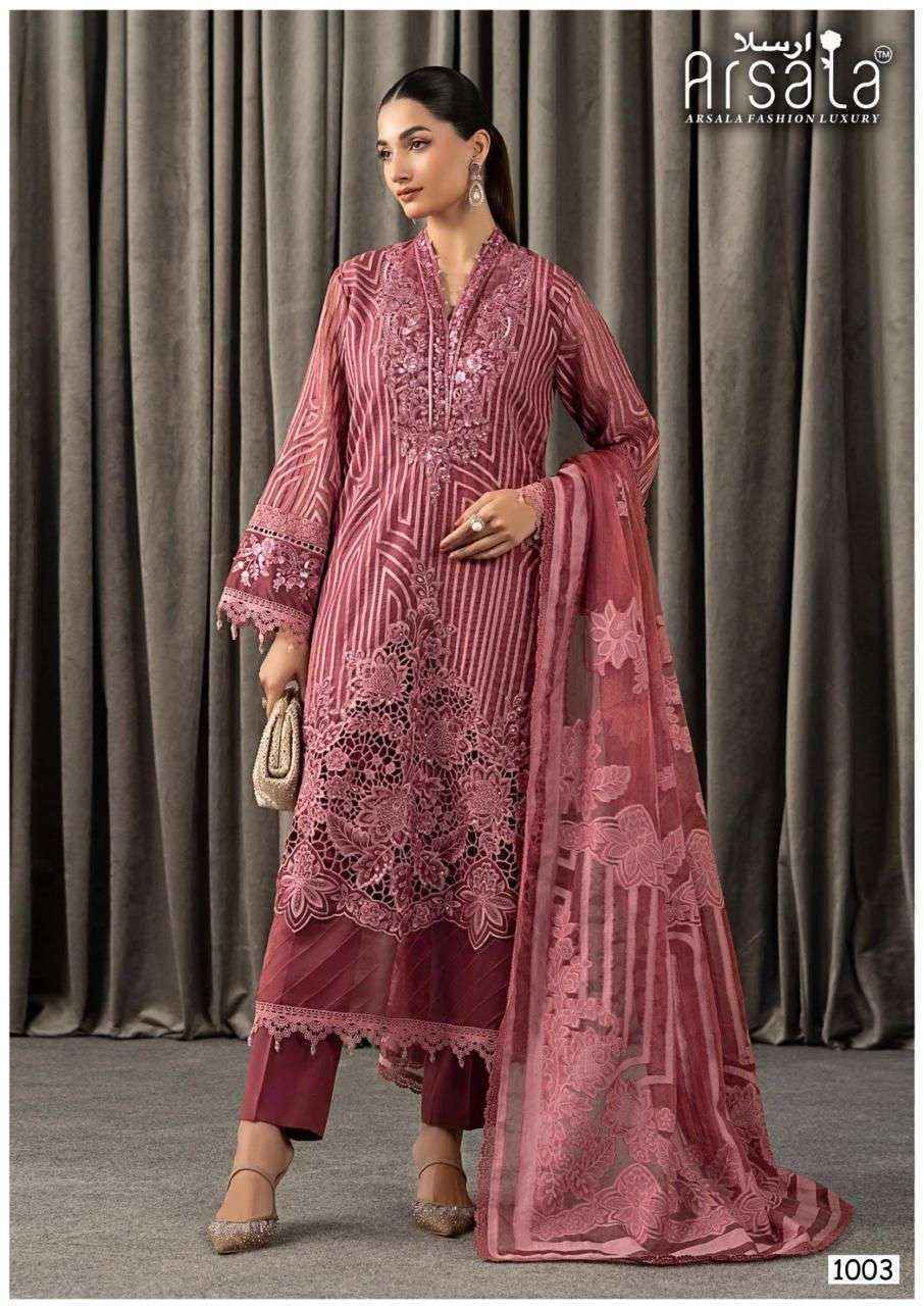 Arsala Fashion Amira Vol 10 Lawn Cotton Dress Material Wholesale Collection ( 6 Pcs Catalog )