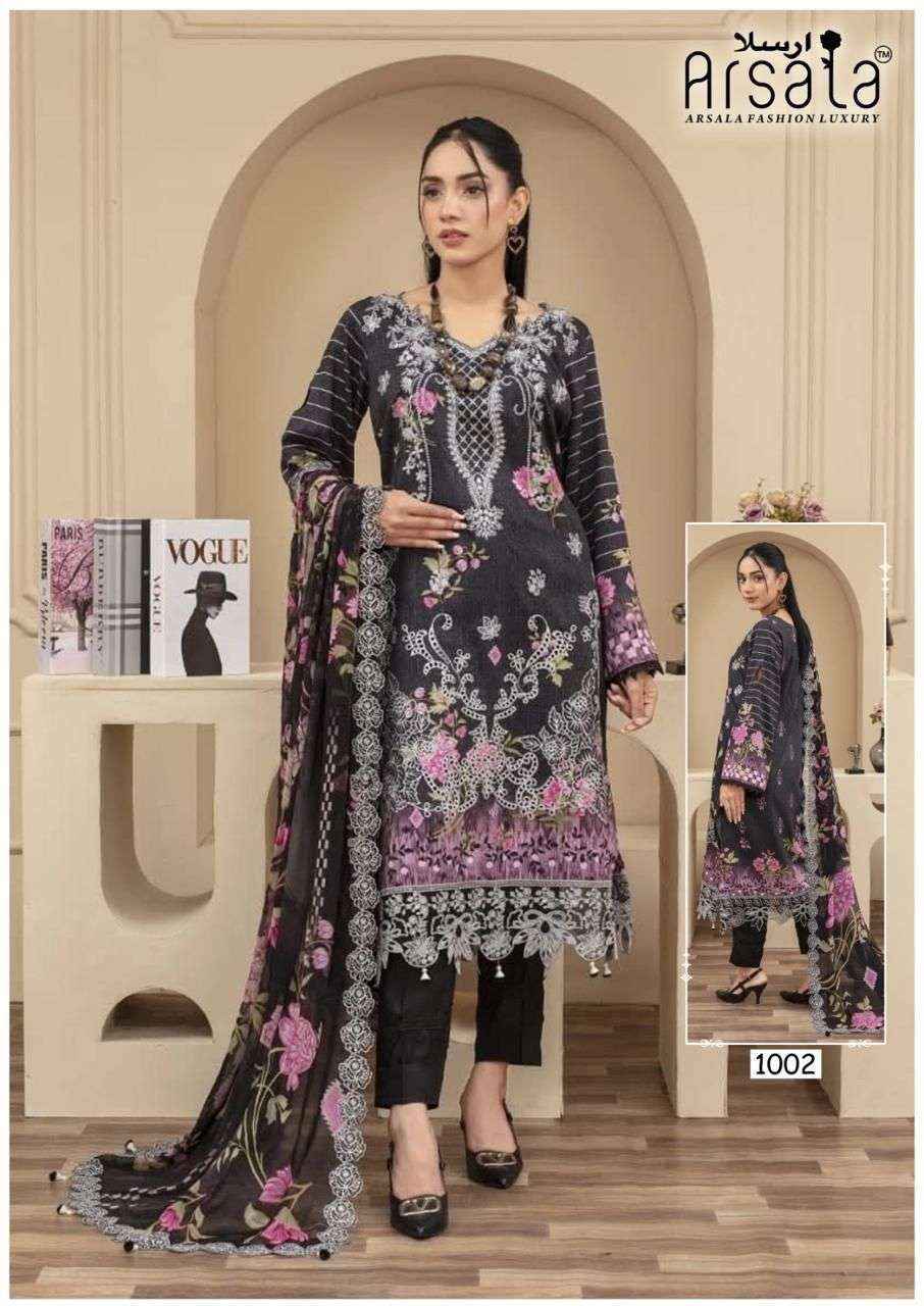 Arsala Fashion Amira Vol 10 Lawn Cotton Dress Material Wholesale Collection ( 6 Pcs Catalog )