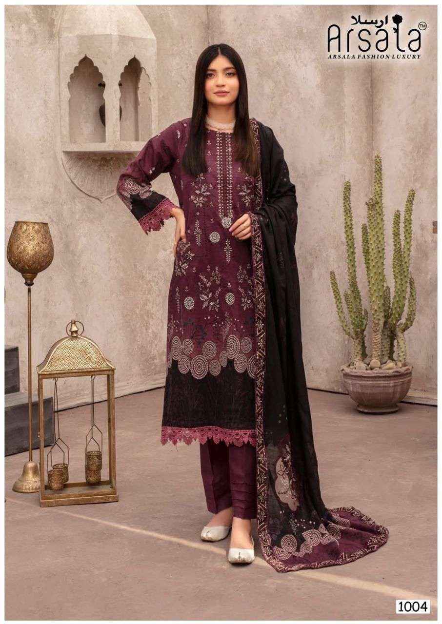 Arsala Fashion Amira Vol 10 Lawn Cotton Dress Material Wholesale Collection ( 6 Pcs Catalog )