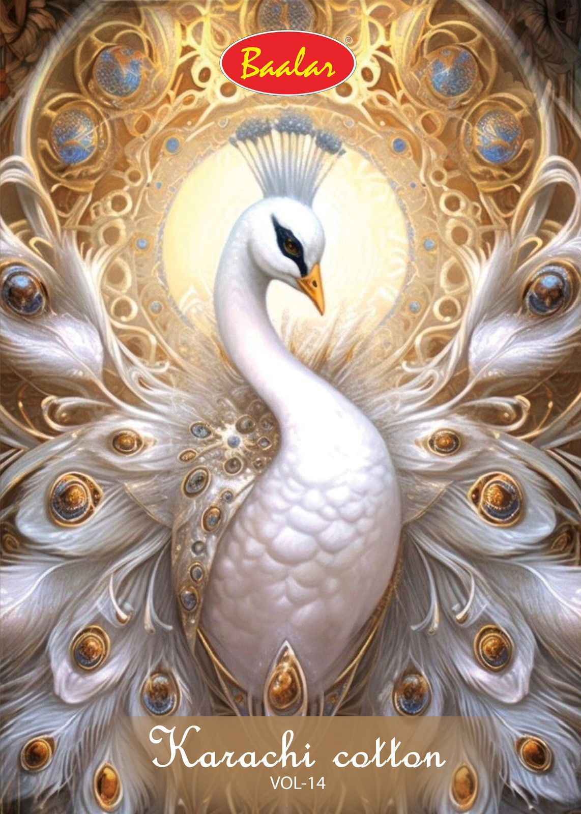 Baalar Karachi Cotton Vol 14 Lawn Cotton Dress Material Wholesale Collection ( 13 Pcs Catalog )