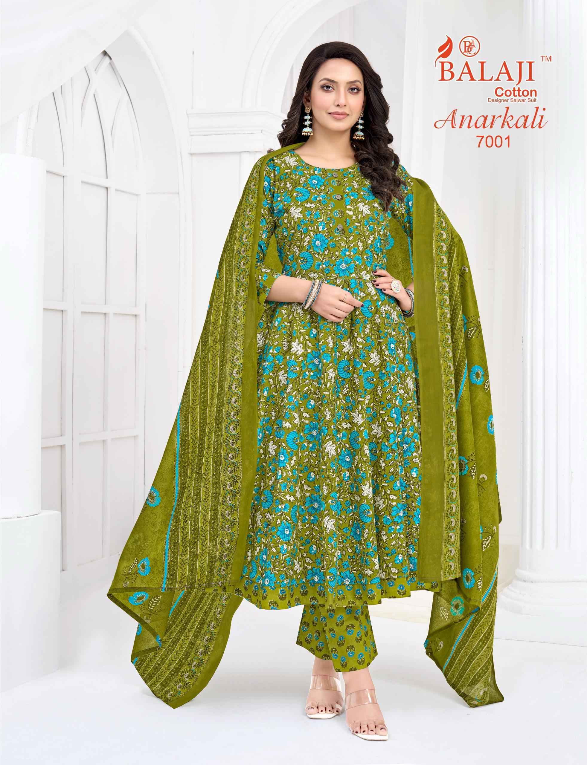 Balaji Anarkali Vol 7 Cotton Kurti Combo Collection ( 8 Pcs Catalog )