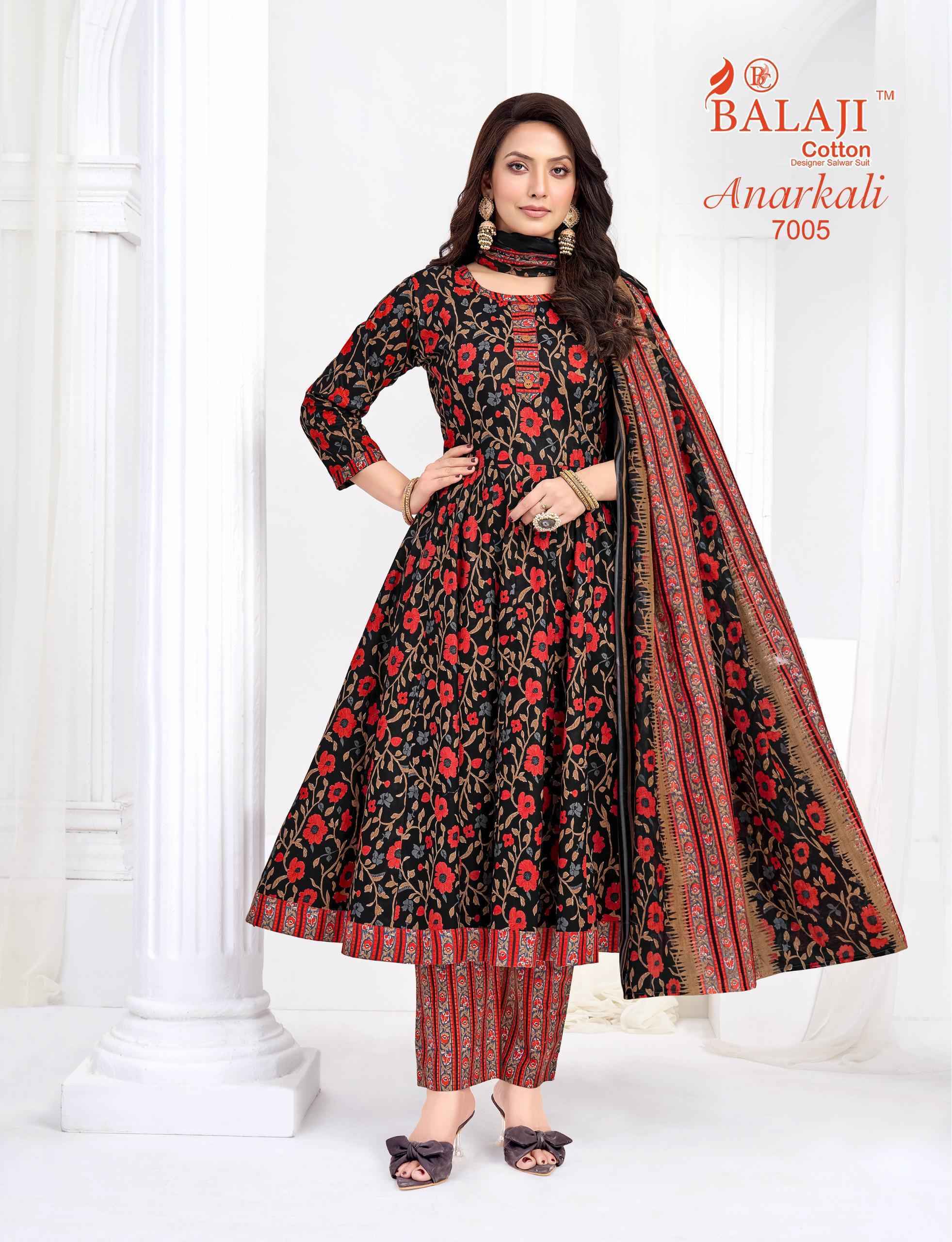 Balaji Anarkali Vol 7 Cotton Kurti Combo Collection ( 8 Pcs Catalog )