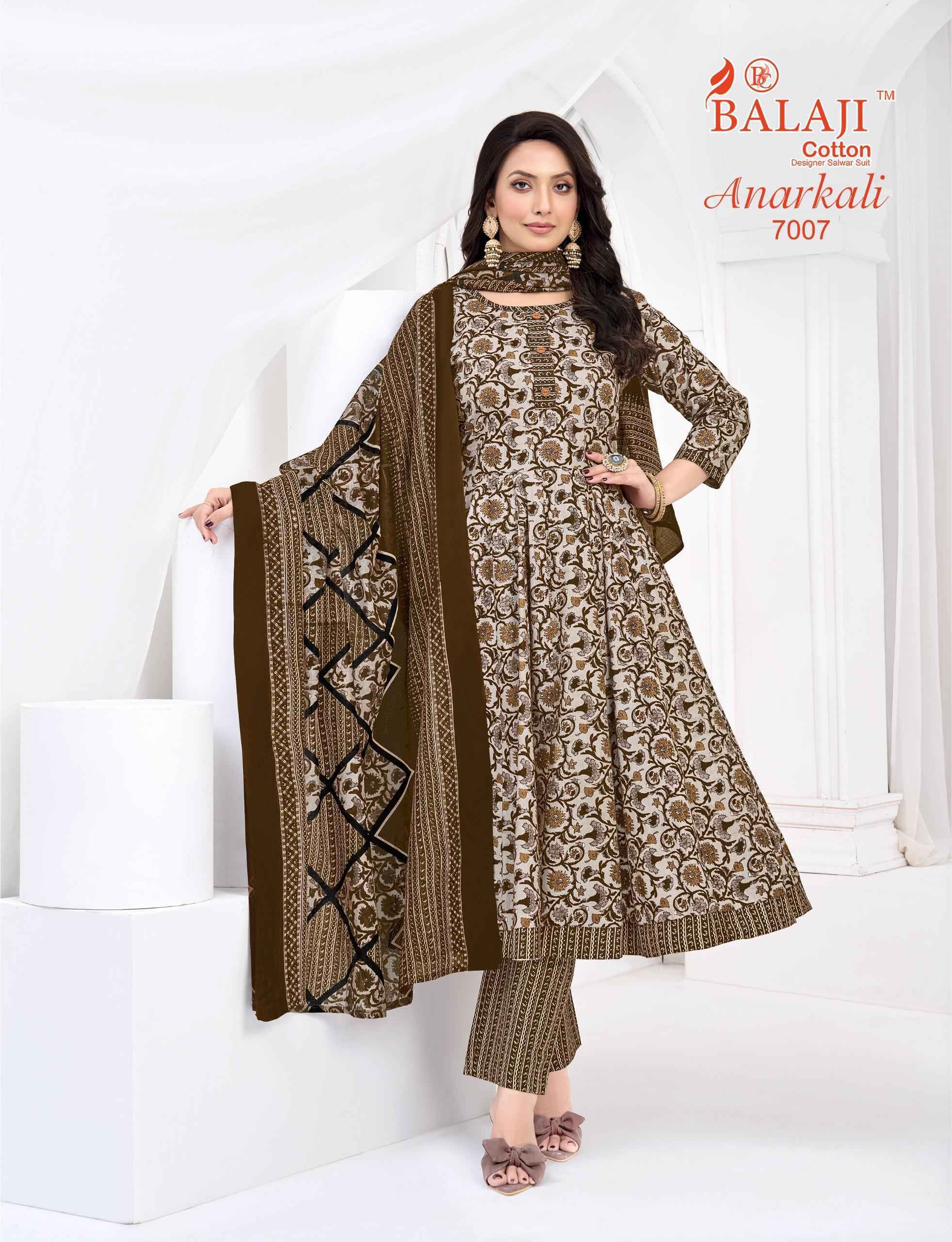 Balaji Anarkali Vol 7 Cotton Kurti Combo Collection ( 8 Pcs Catalog )