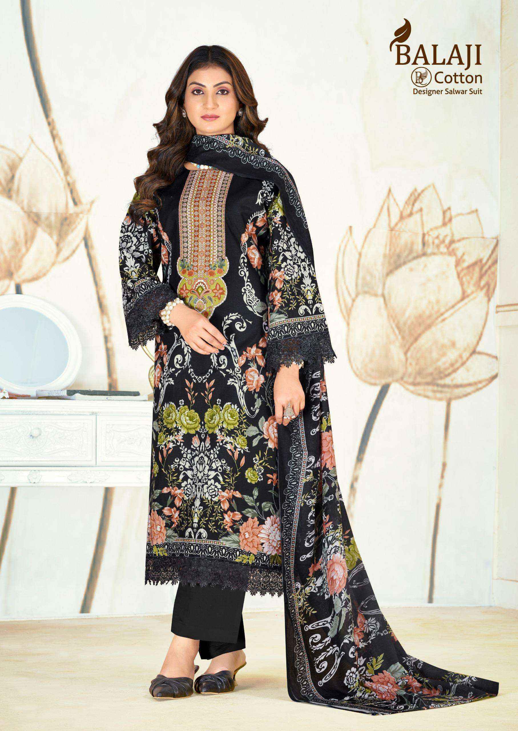 Balaji Jannat Cotton Dress Material New Catalogue Wholesale Price ( 8 pcs Catalogue )