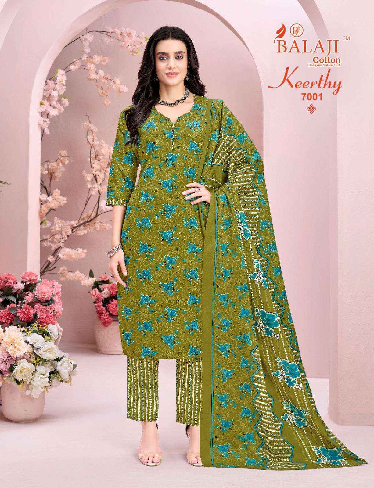 Balaji Keerthy Vol 7 Cotton Kurti Combo Collection ( 10 Pcs Catalog )