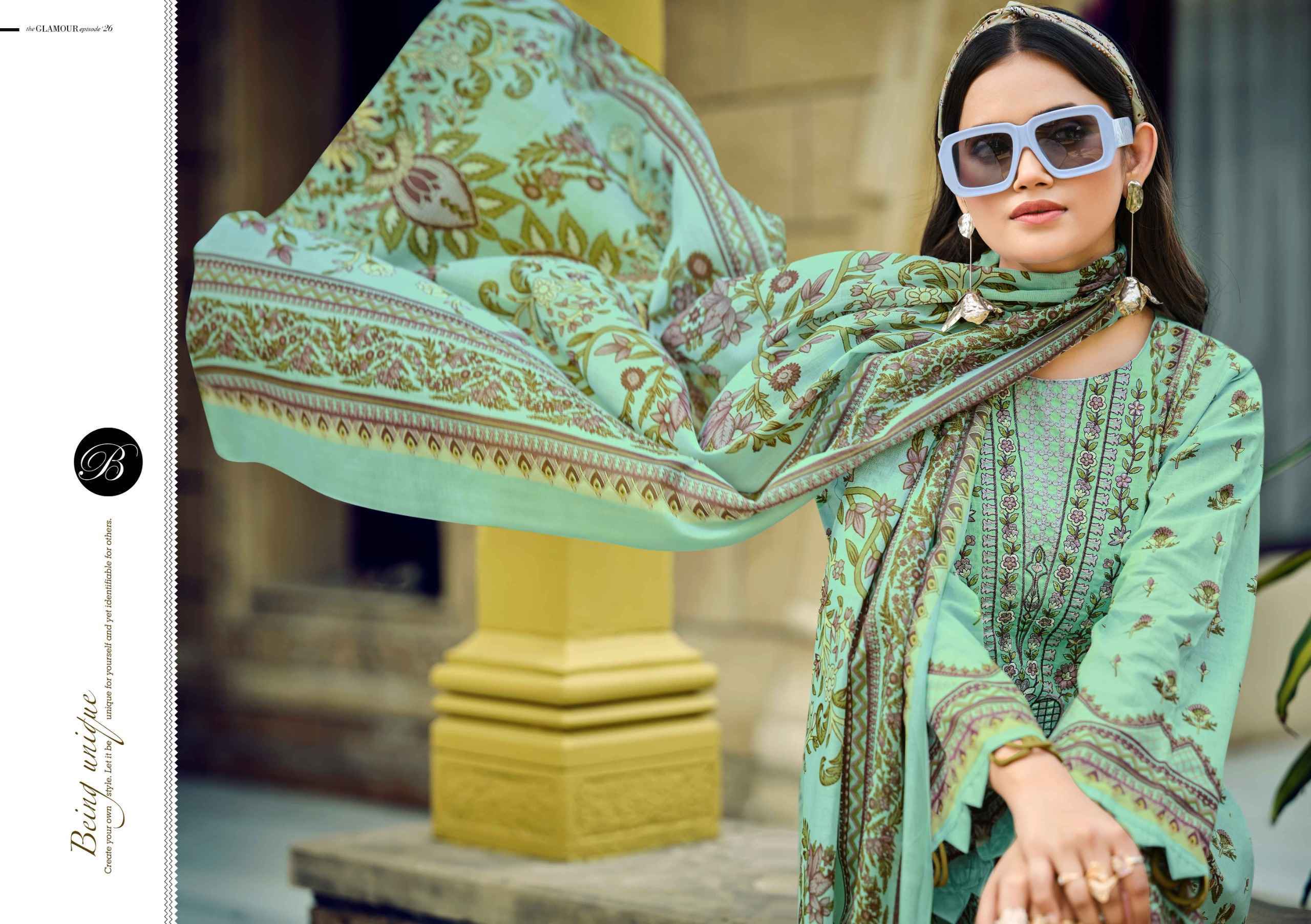 Belliza Naira Vol 131 Cotton Dress Material Collection ( 8 Pcs Catalog )