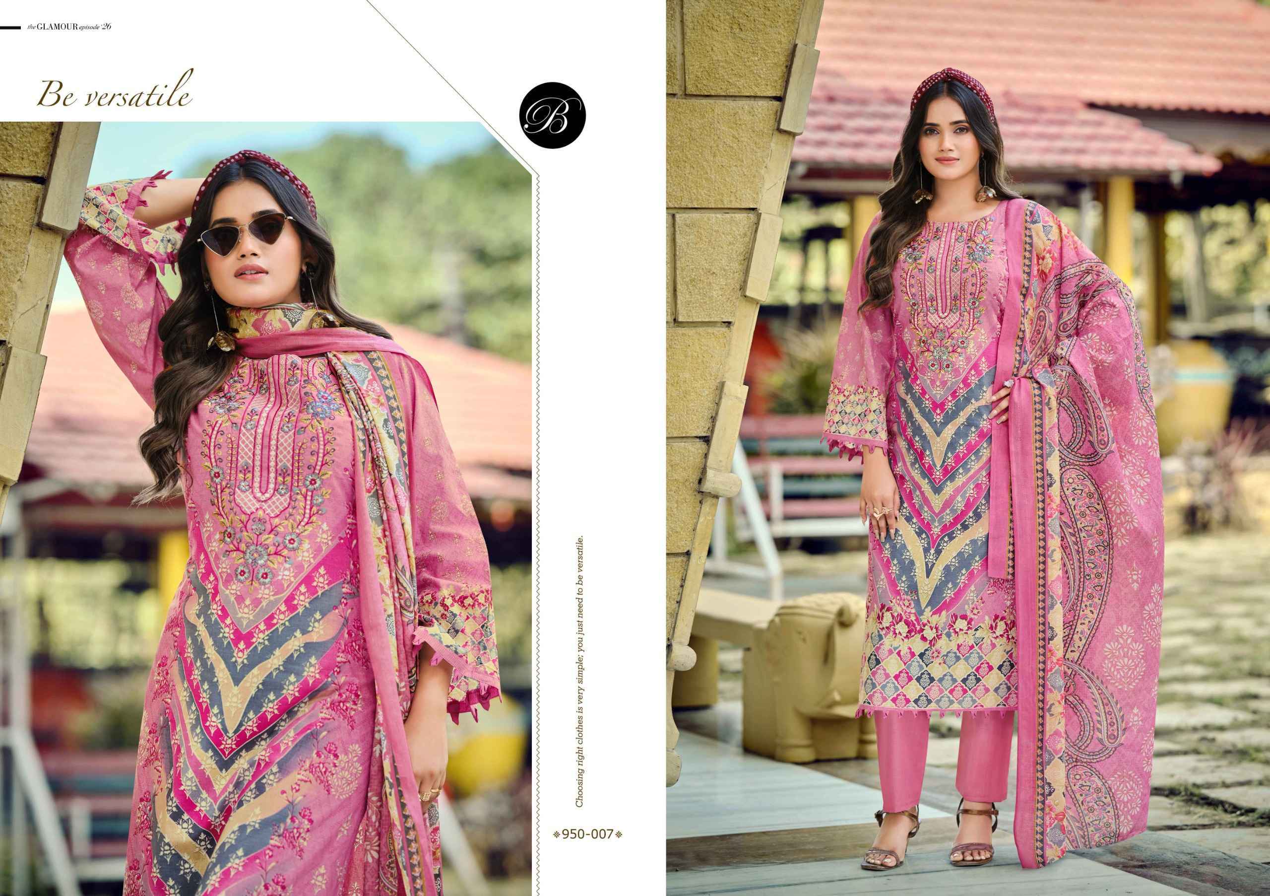 Belliza Naira Vol 131 Cotton Dress Material Collection ( 8 Pcs Catalog )