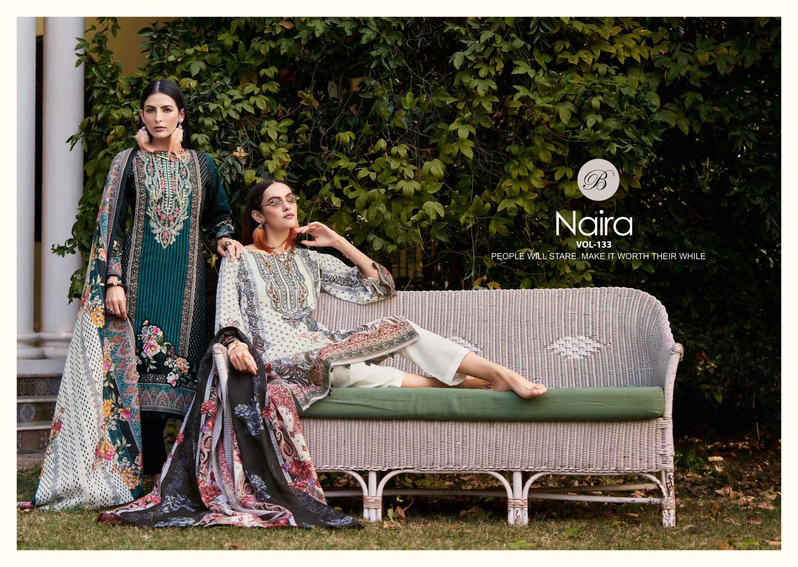 Belliza Naira Vol 133 Cotton Dress Material Wholesale Collection ( 8 Pcs Catalog )