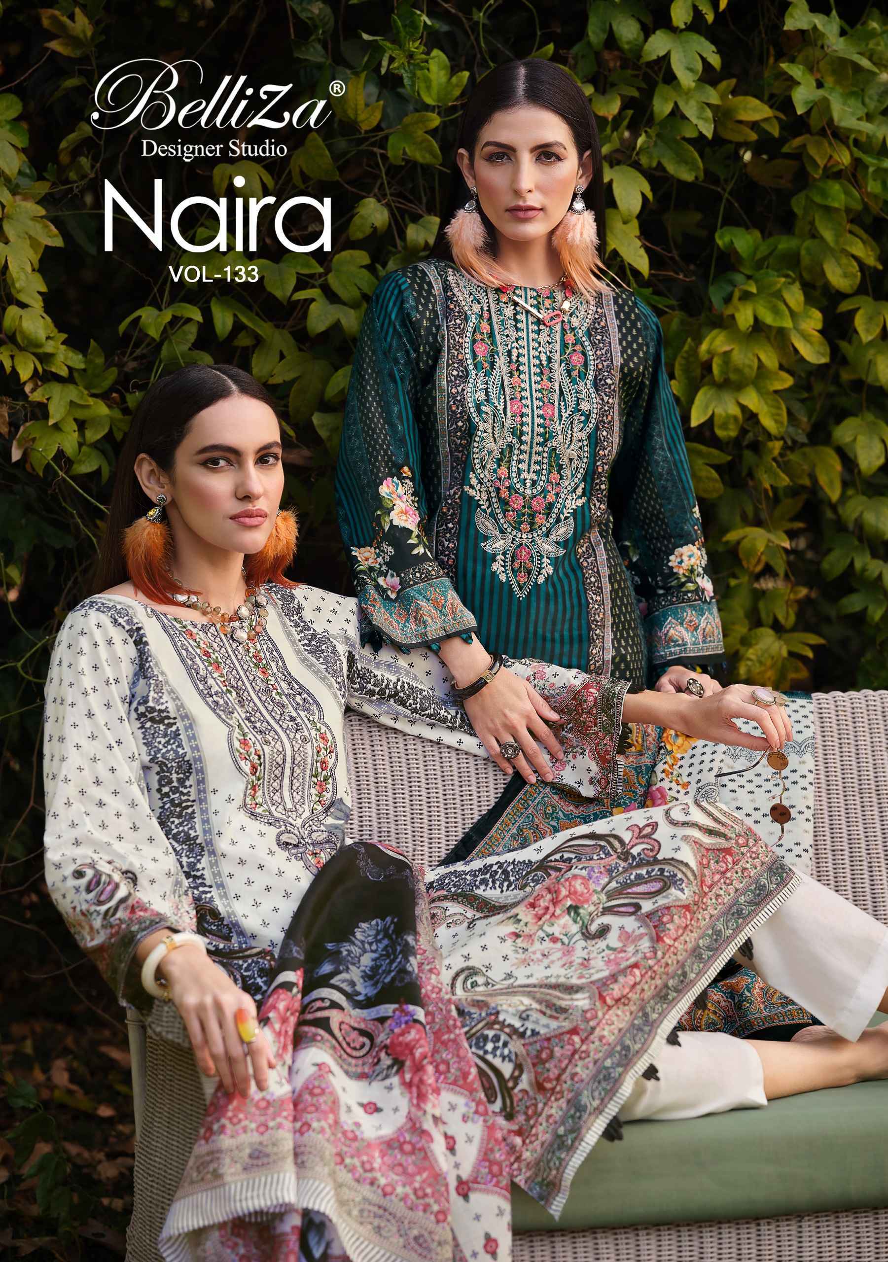 Belliza Naira Vol 133 Cotton Dress Material Wholesale Collection ( 8 Pcs Catalog )