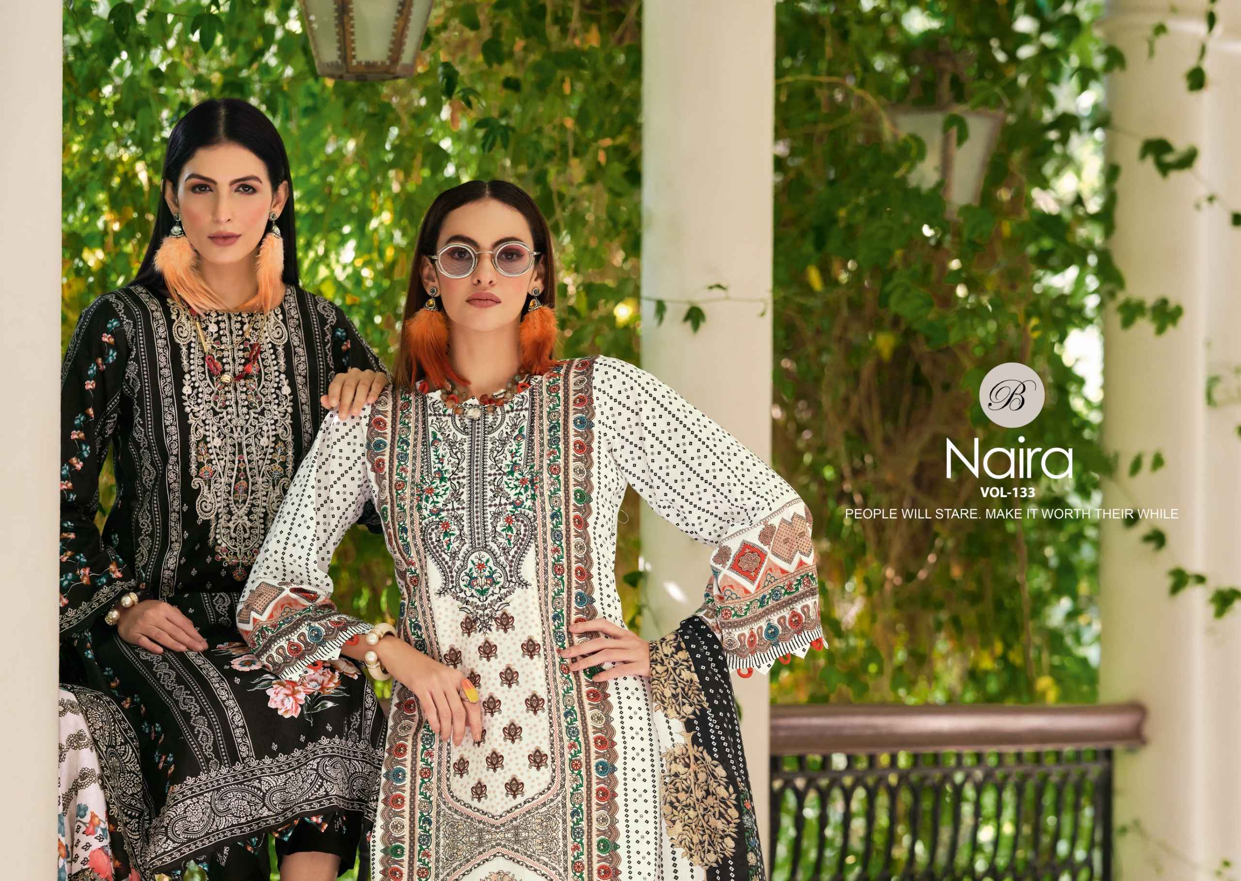 Belliza Naira Vol 133 Cotton Dress Material Wholesale Collection ( 8 Pcs Catalog )