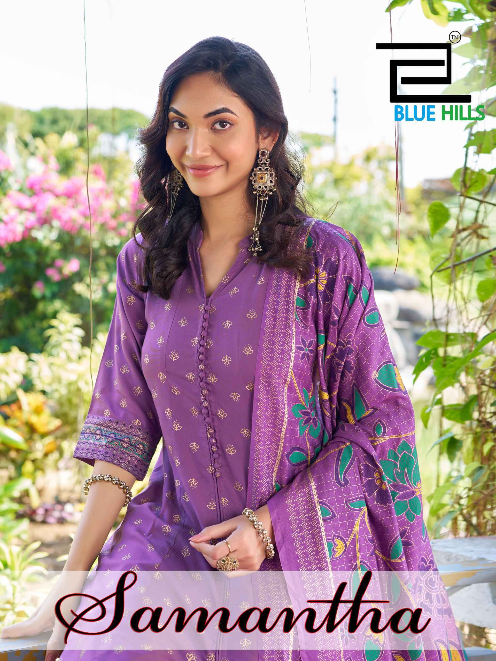 Blue Hills Samantha Rayon Kurti Combo Collection ( 4 Pcs Catalog )