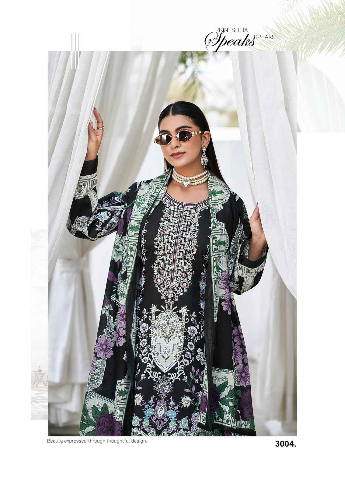 Cosmos Bliss Lawn Vol 3 Lawn Cotton Suits Wholesale Catalogue Price ( 8 pcs Catalogue )