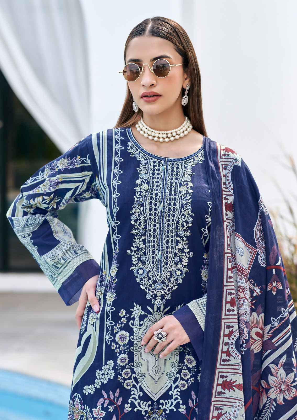 Cosmos Bliss Lawn Vol 3 Lawn Cotton Suits Wholesale Catalogue Price ( 8 pcs Catalogue )
