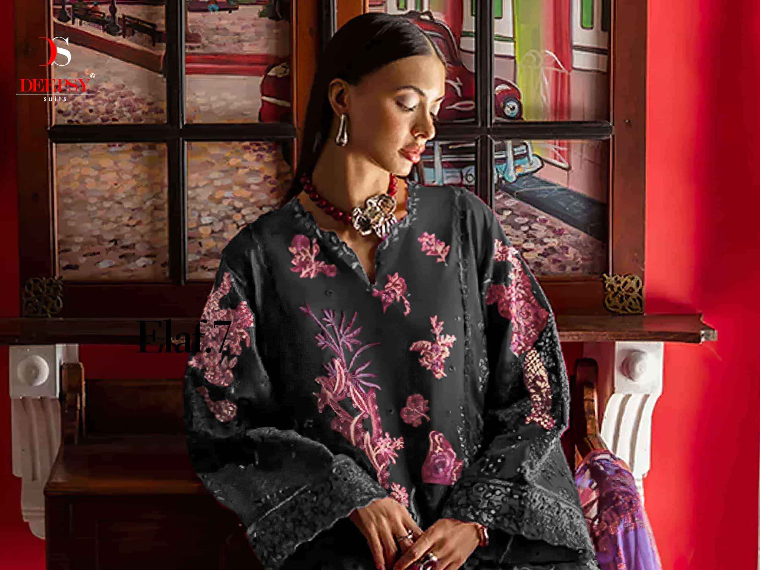 Deepsy Esmel Luxury Lawn Pure Cotton Pakistani Dress Material Wholesale Collection ( 6 Pcs Catalog )