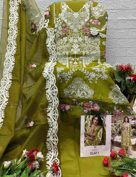 Deepsy Suits Elaf 1393 Pure Cotton Pakistani Dress Material Wholesale Price ( 4 Pcs Catalogue )