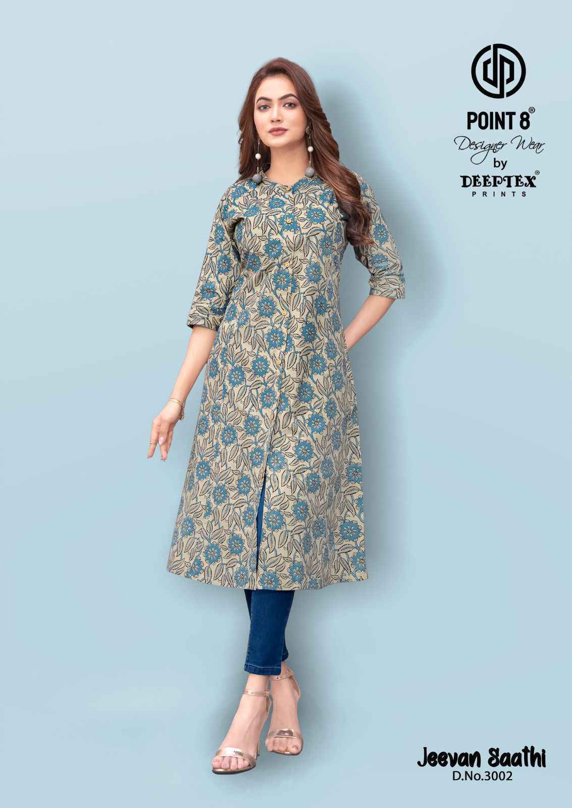 Deeptex Jeevan Saathi Vol 3 Cotton Kurti Collection ( 10 Pcs Catalog )
