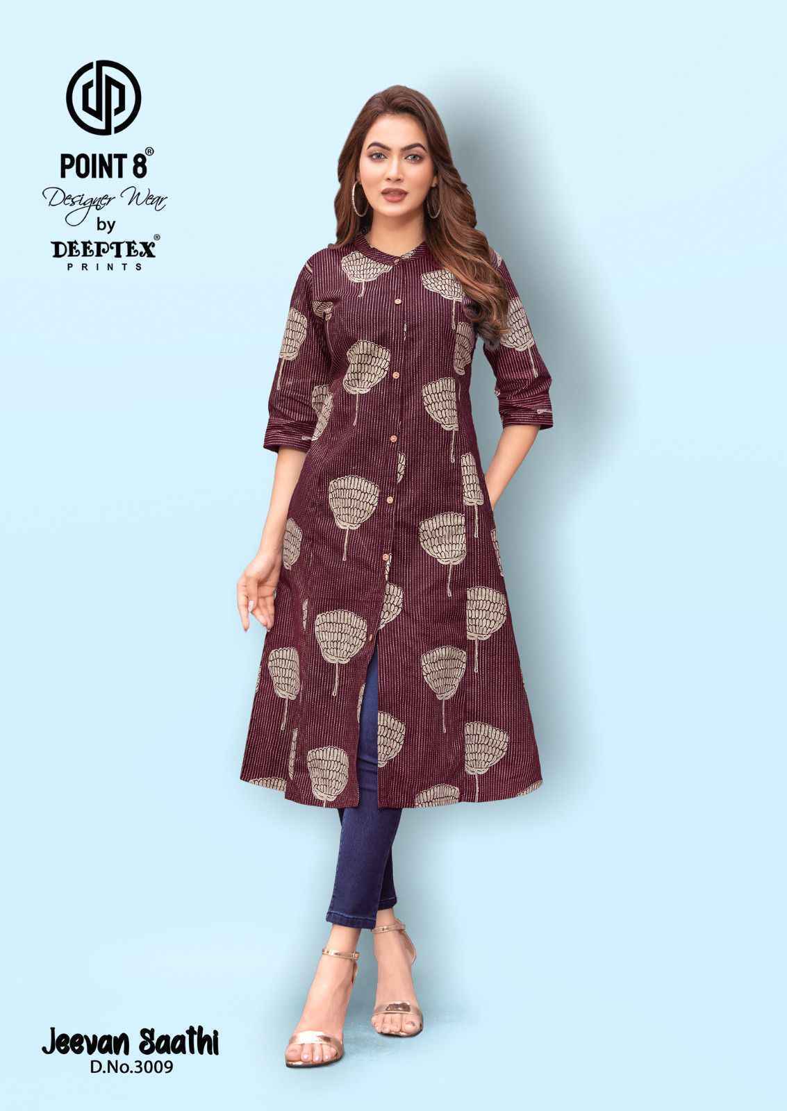 Deeptex Jeevan Saathi Vol 3 Cotton Kurti Collection ( 10 Pcs Catalog )
