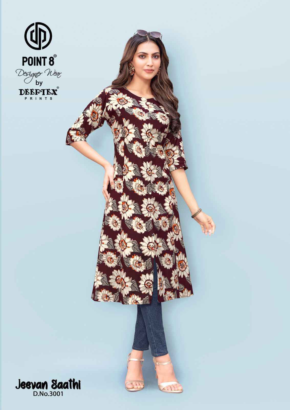 Deeptex Jeevan Saathi Vol 3 Cotton Kurti Collection ( 10 Pcs Catalog )