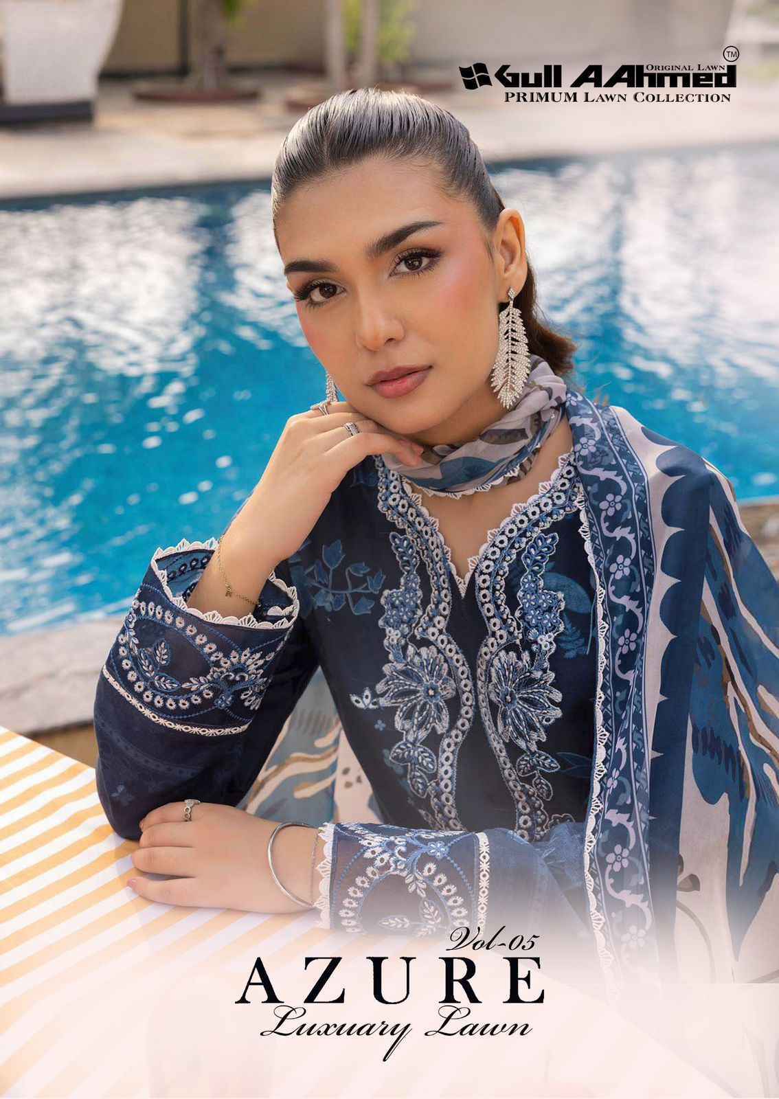 Gull Aahmed Azure Vol 5 Cambric Cotton Dress Material Wholesale Collection ( 6 Pcs Catalog )