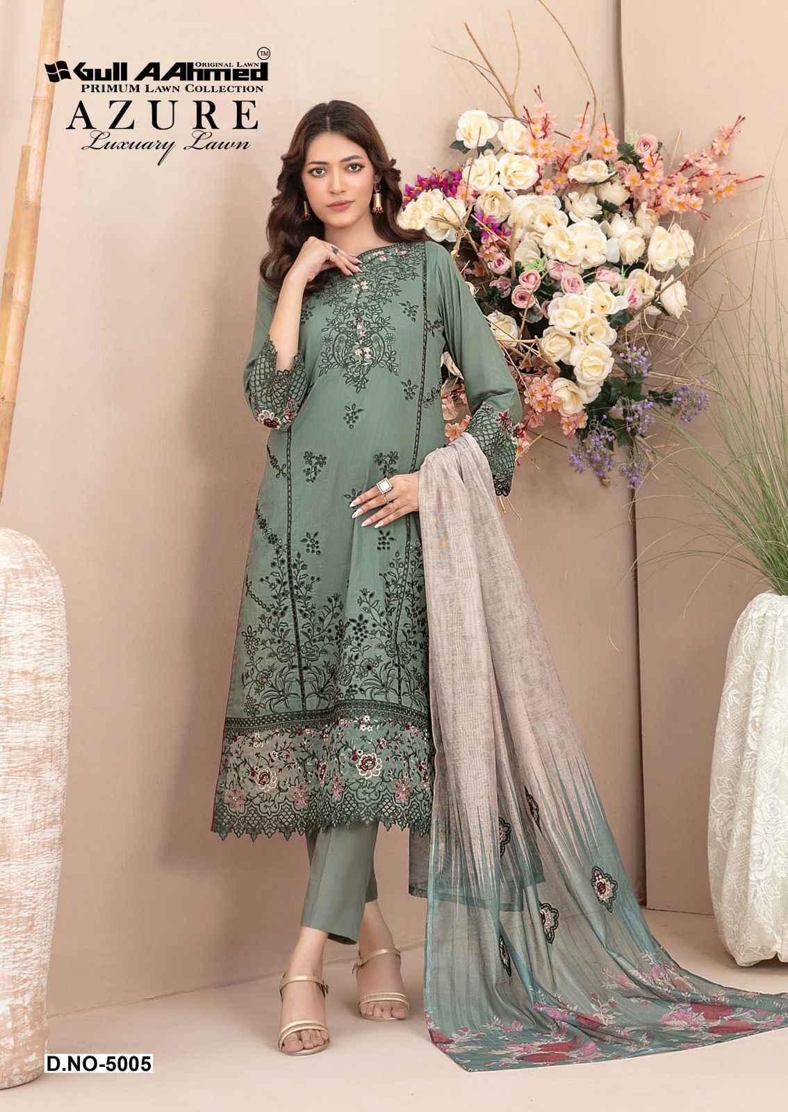 Gull Aahmed Azure Vol 5 Cambric Cotton Dress Material Wholesale Collection ( 6 Pcs Catalog )