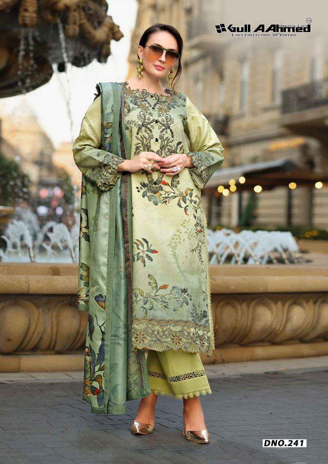 Gull Ahmed Lawn Collection Vol 30 Cambric Cotton Dress Material ( 6 Pc Catalouge )