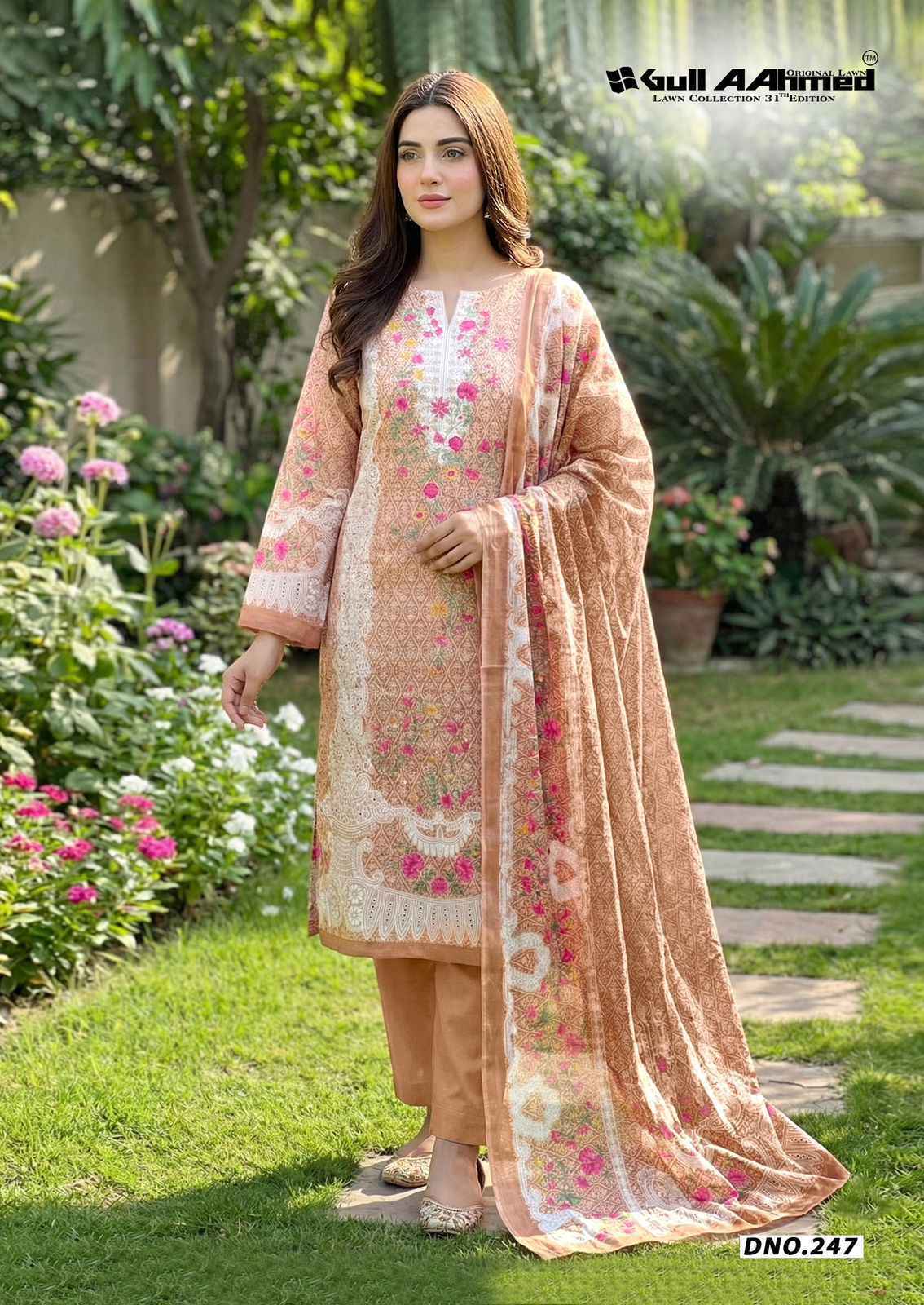 Gull Ahmed Lawn Collection Vol 31 Cambric Cotton Dress Material Wholesale Price ( 6 Pc Catalougue )