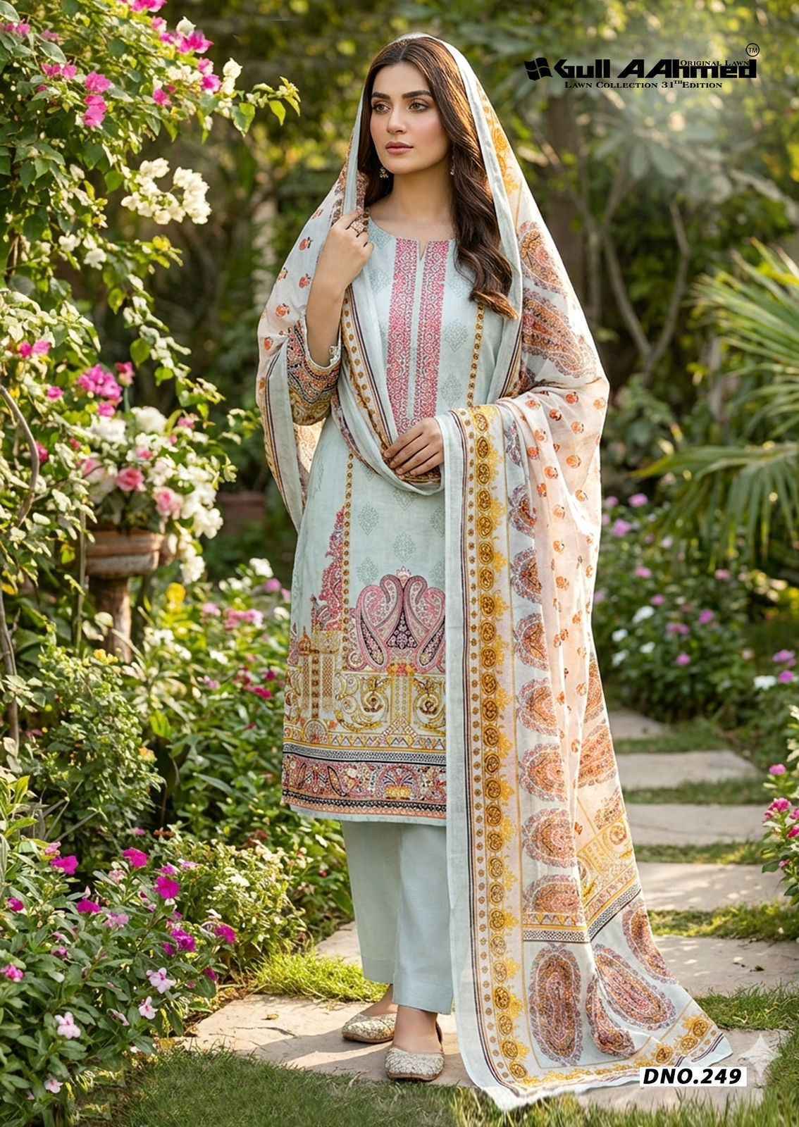 Gull Ahmed Lawn Collection Vol 31 Cambric Cotton Dress Material Wholesale Price ( 6 Pc Catalougue )