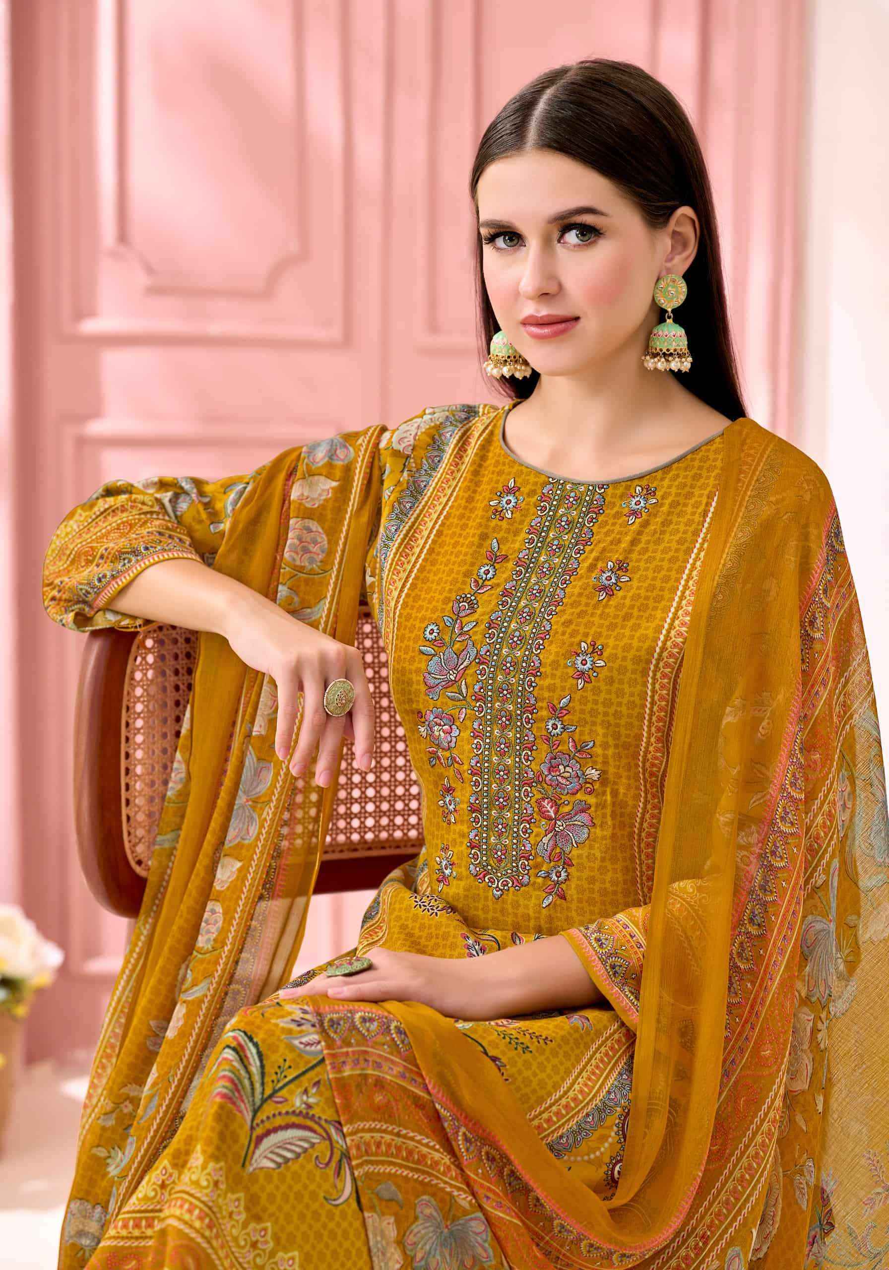 Harshit Bisma Fancy Viscose Rayon Dress Wholesale Collection ( 6 Pcs Catalog )