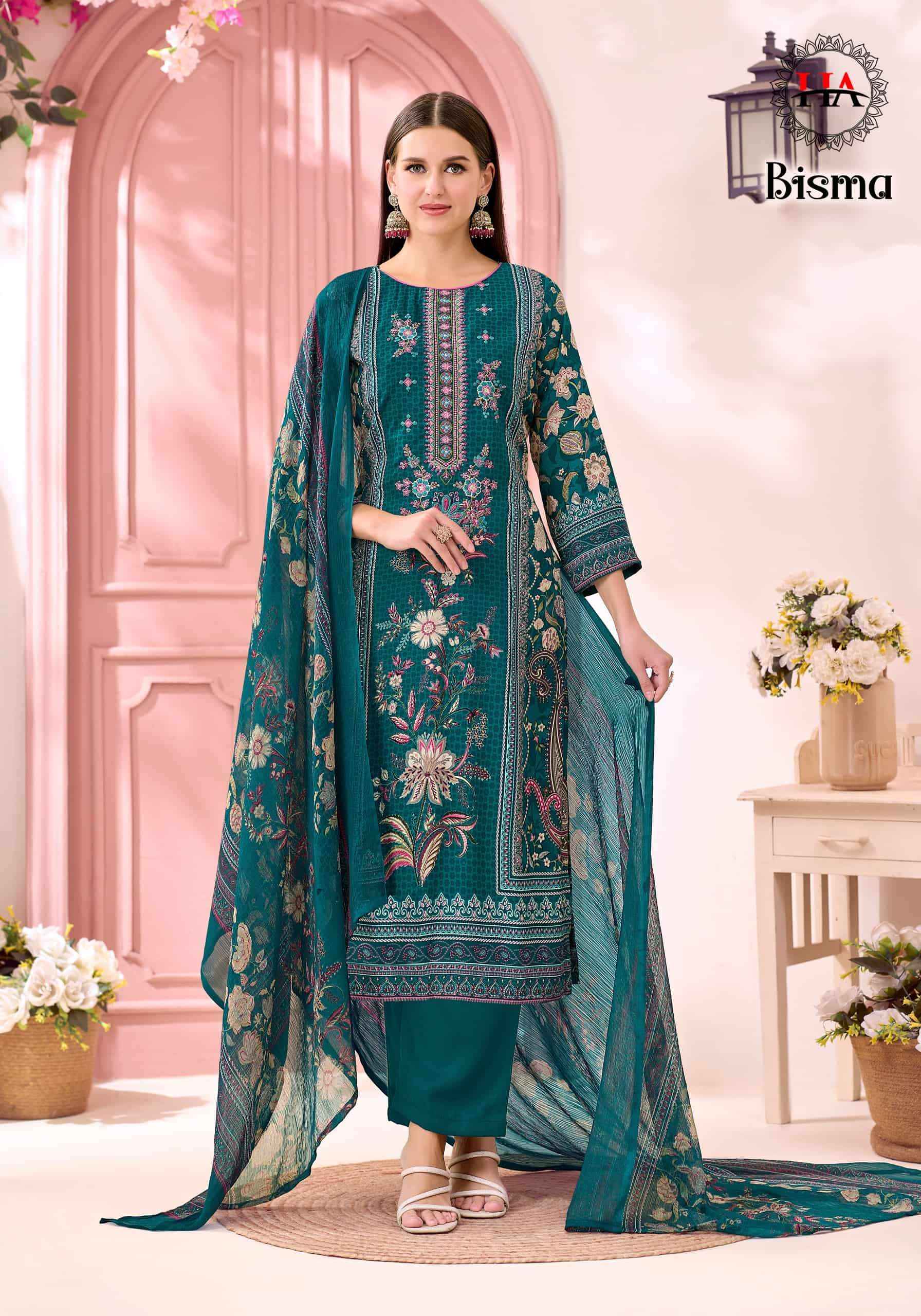Harshit Bisma Fancy Viscose Rayon Dress Wholesale Collection ( 6 Pcs Catalog )