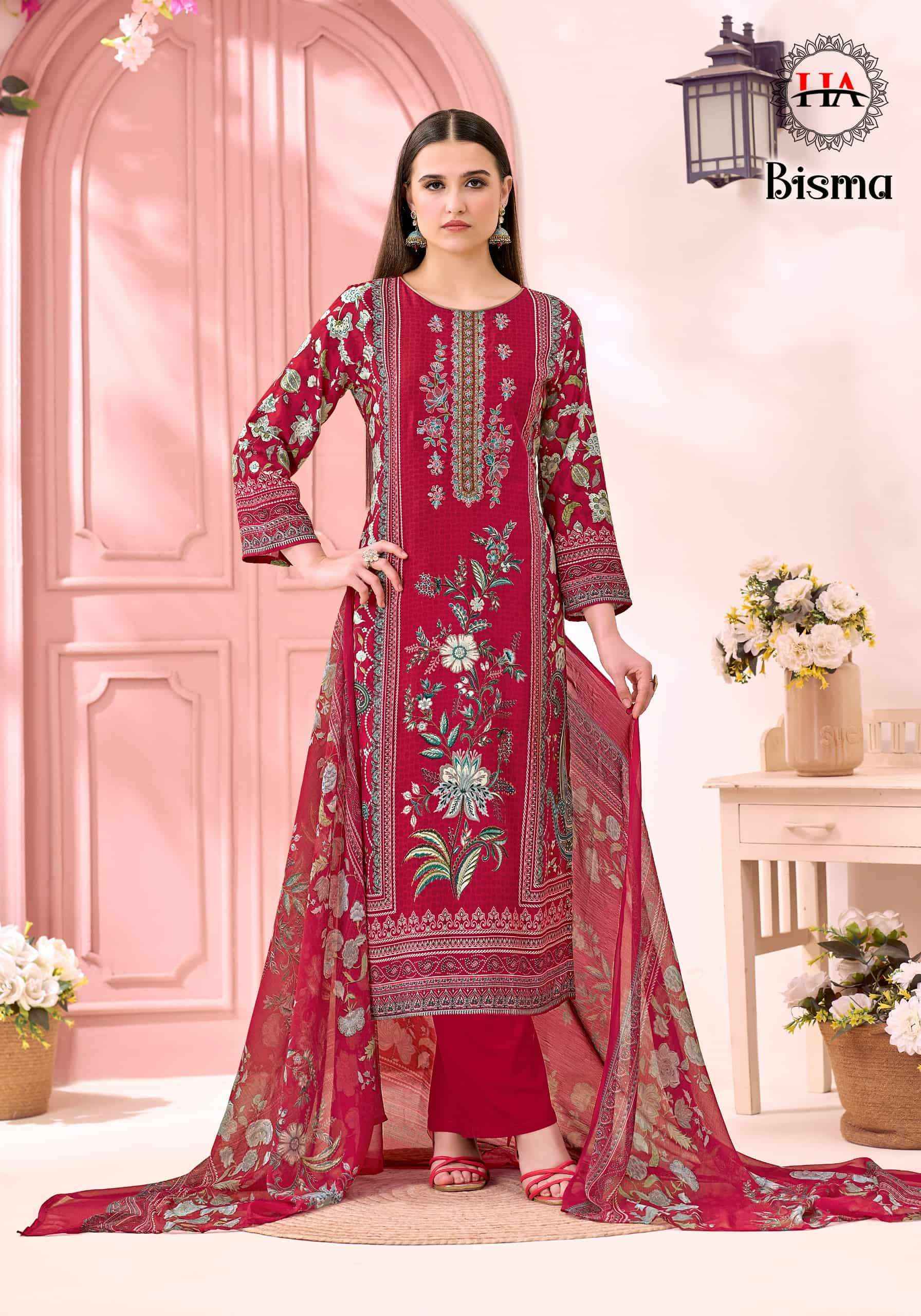 Harshit Bisma Fancy Viscose Rayon Dress Wholesale Collection ( 6 Pcs Catalog )