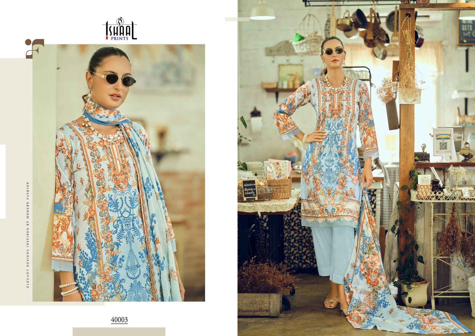 Ishaal Prints Gulmohar Vol 40 Lawn Cotton Dress Material Wholesale Collection ( 10 Pcs Catalog )