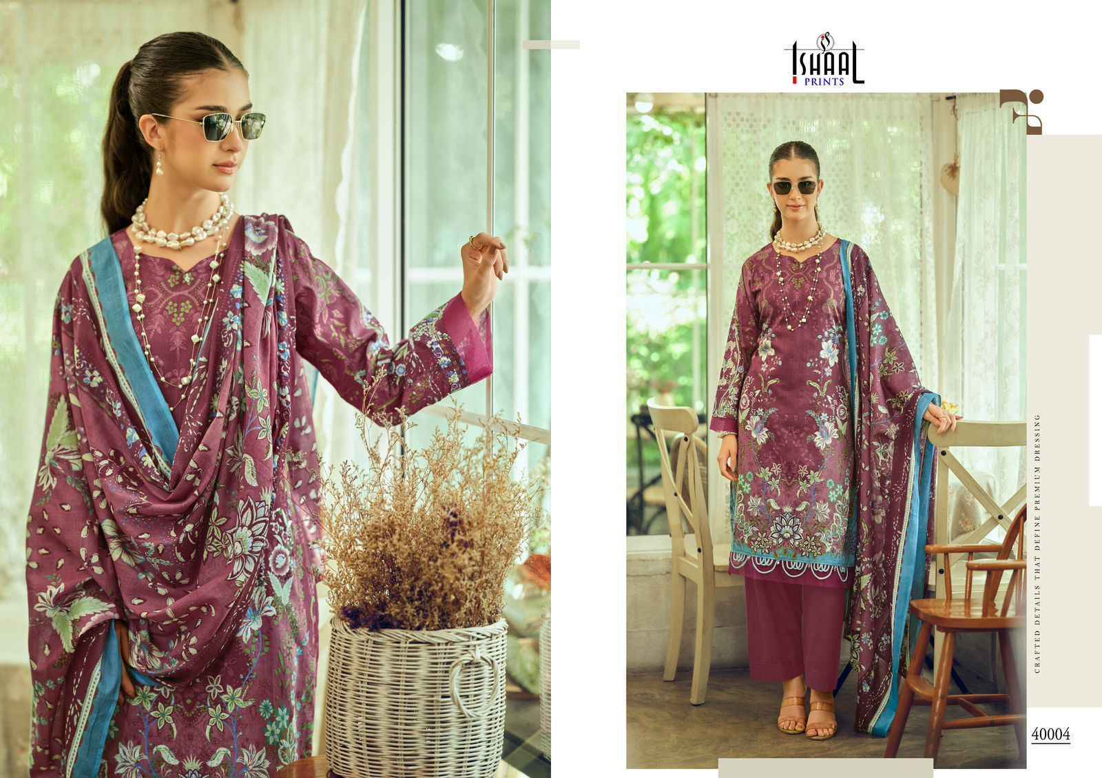 Ishaal Prints Gulmohar Vol 40 Lawn Cotton Dress Material Wholesale Collection ( 10 Pcs Catalog )