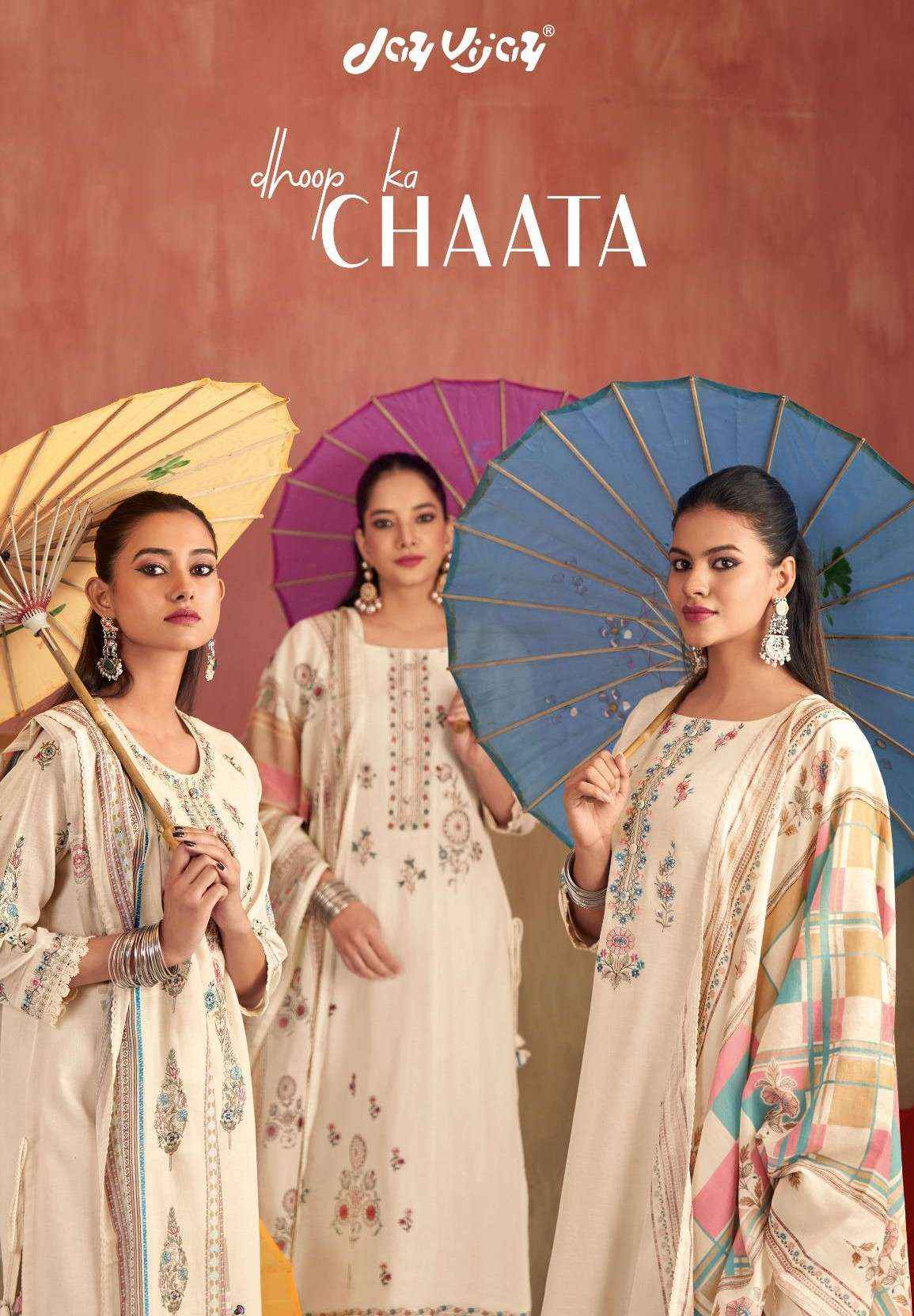Jay Vijay Dhoop Ka Chaata Summer Wear Pure Linen Suit Wholesale Collection ( 6 Pcs Catalog )