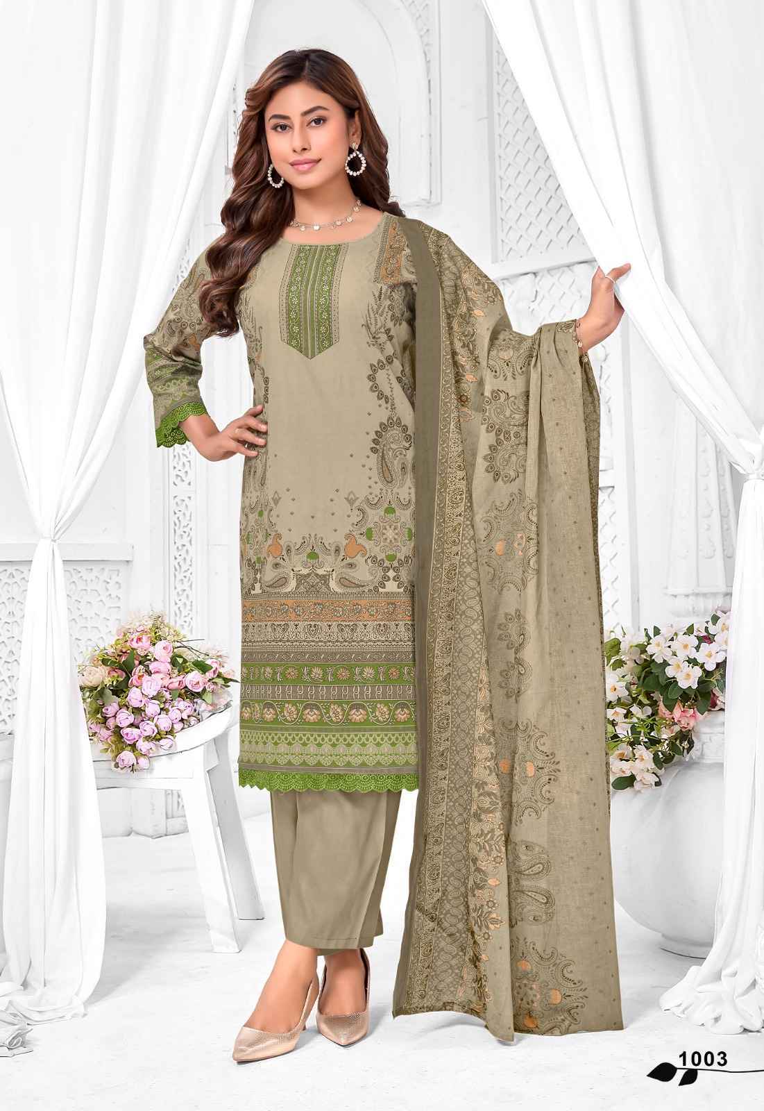 Jt Al Zohaib Cotton Dress Material Wholesale Price ( 6 pcs Catalogue )