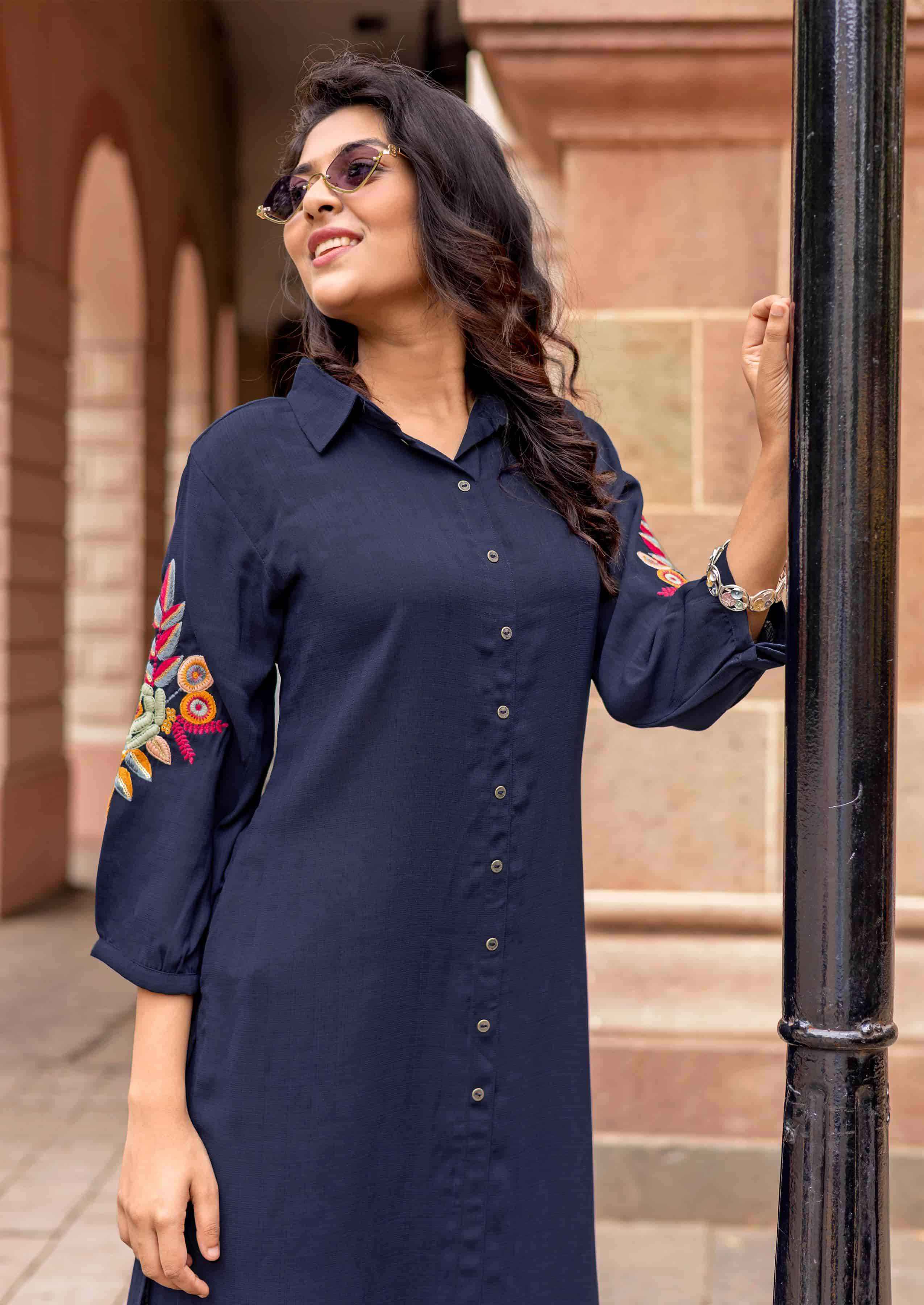 Kadlee Blue Bell Fancy Casual Wear Kurti Bottom Pair Catalog Suppliers