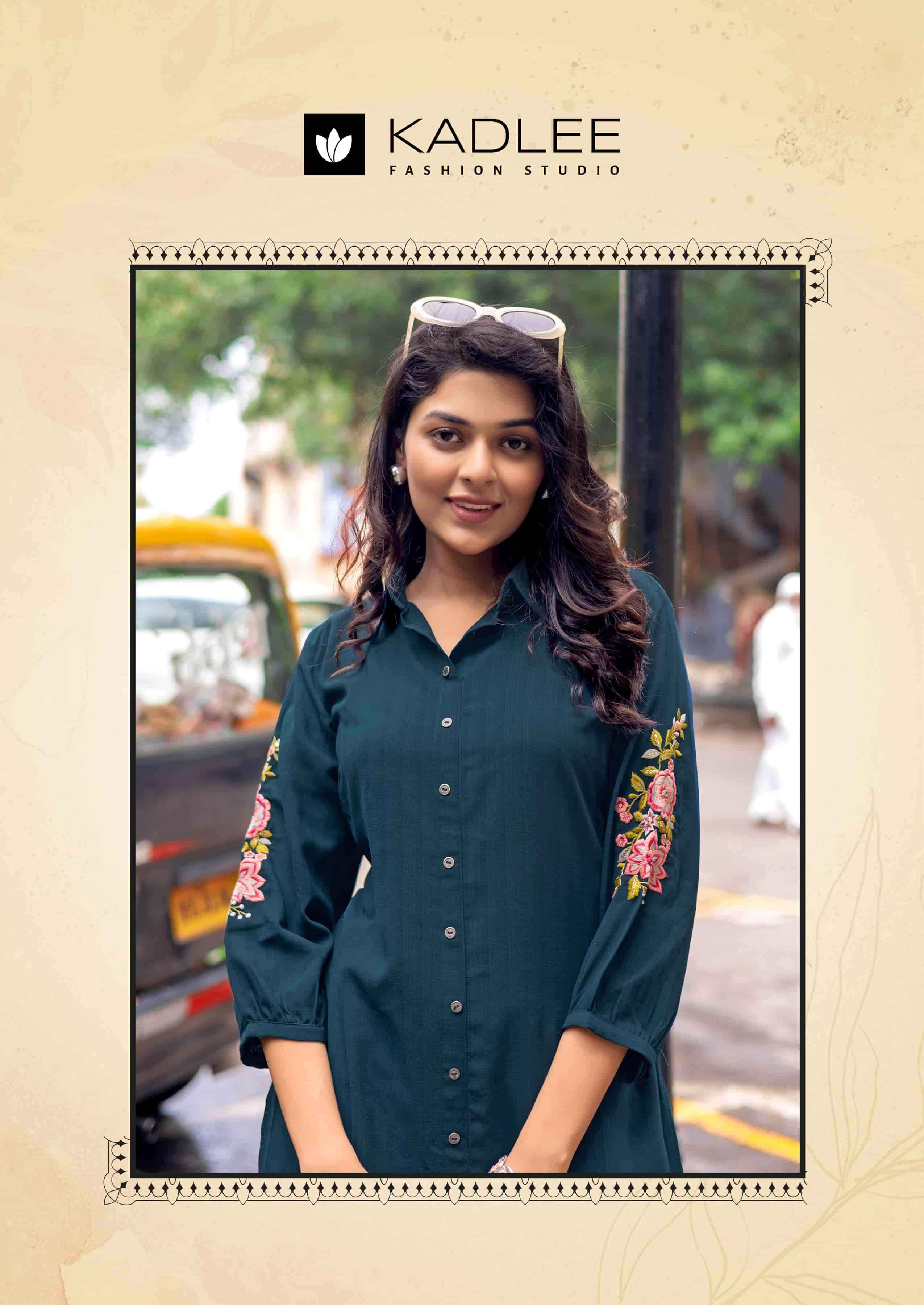 Kadlee Blue Bell Fancy Casual Wear Kurti Bottom Pair Catalog Suppliers