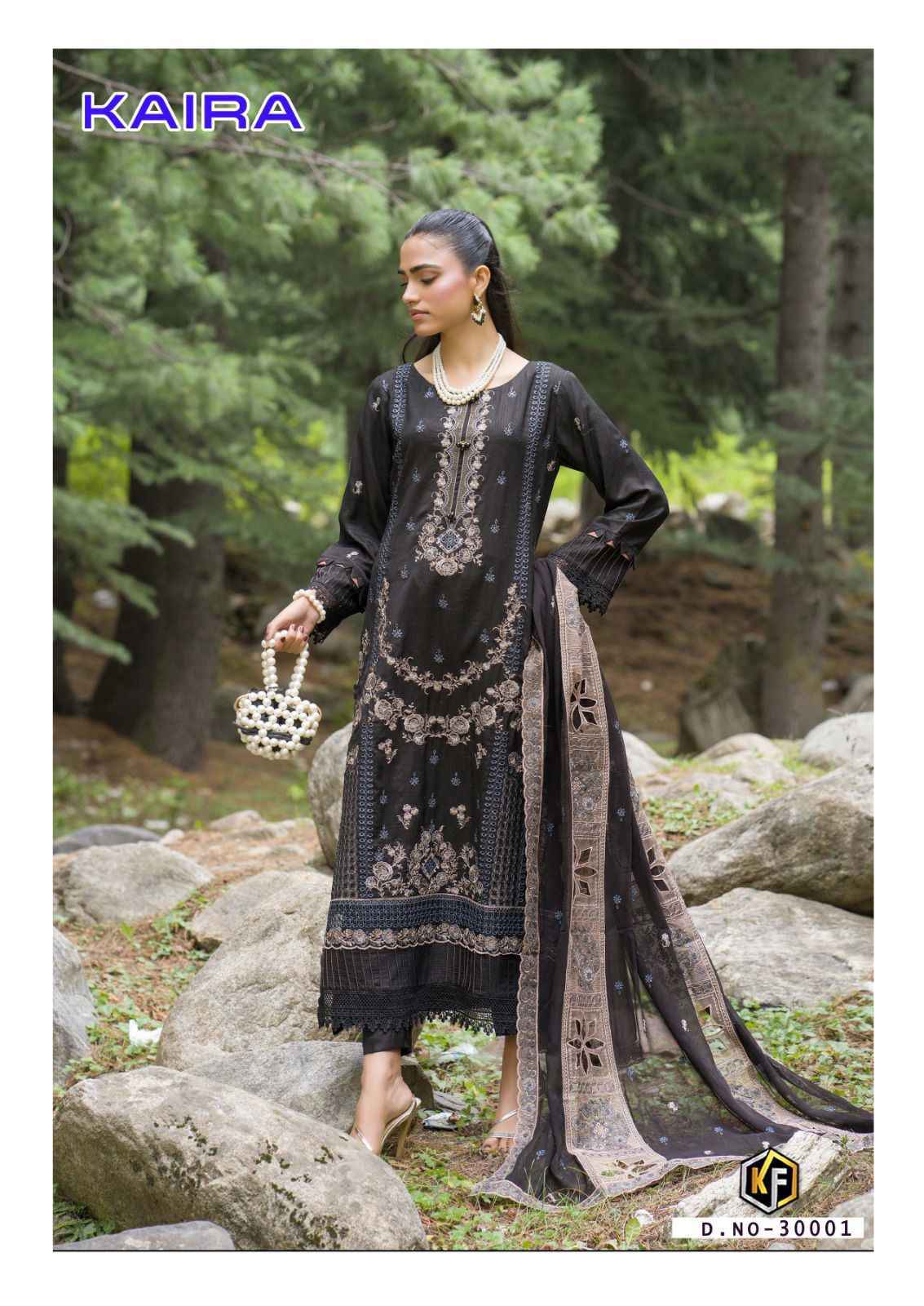 Keval Fab Kaira Vol 30 Lawn Cotton Dress Material Wholesale Collection ( 6 Pcs Catalog )