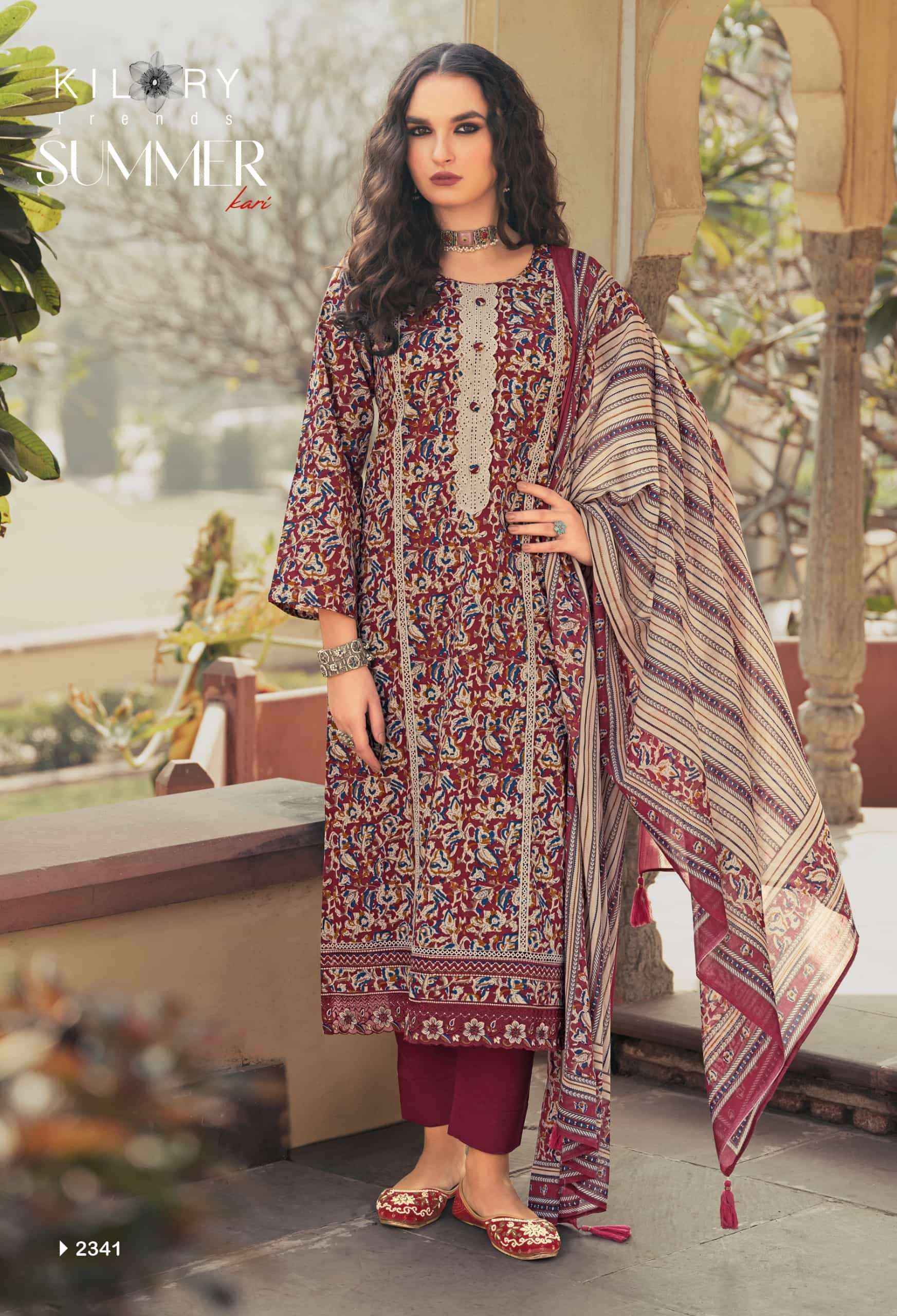 Kilory Summer Kari Pure Cotton Digital Printed Suit Collection ( 6 Pcs Catalog )