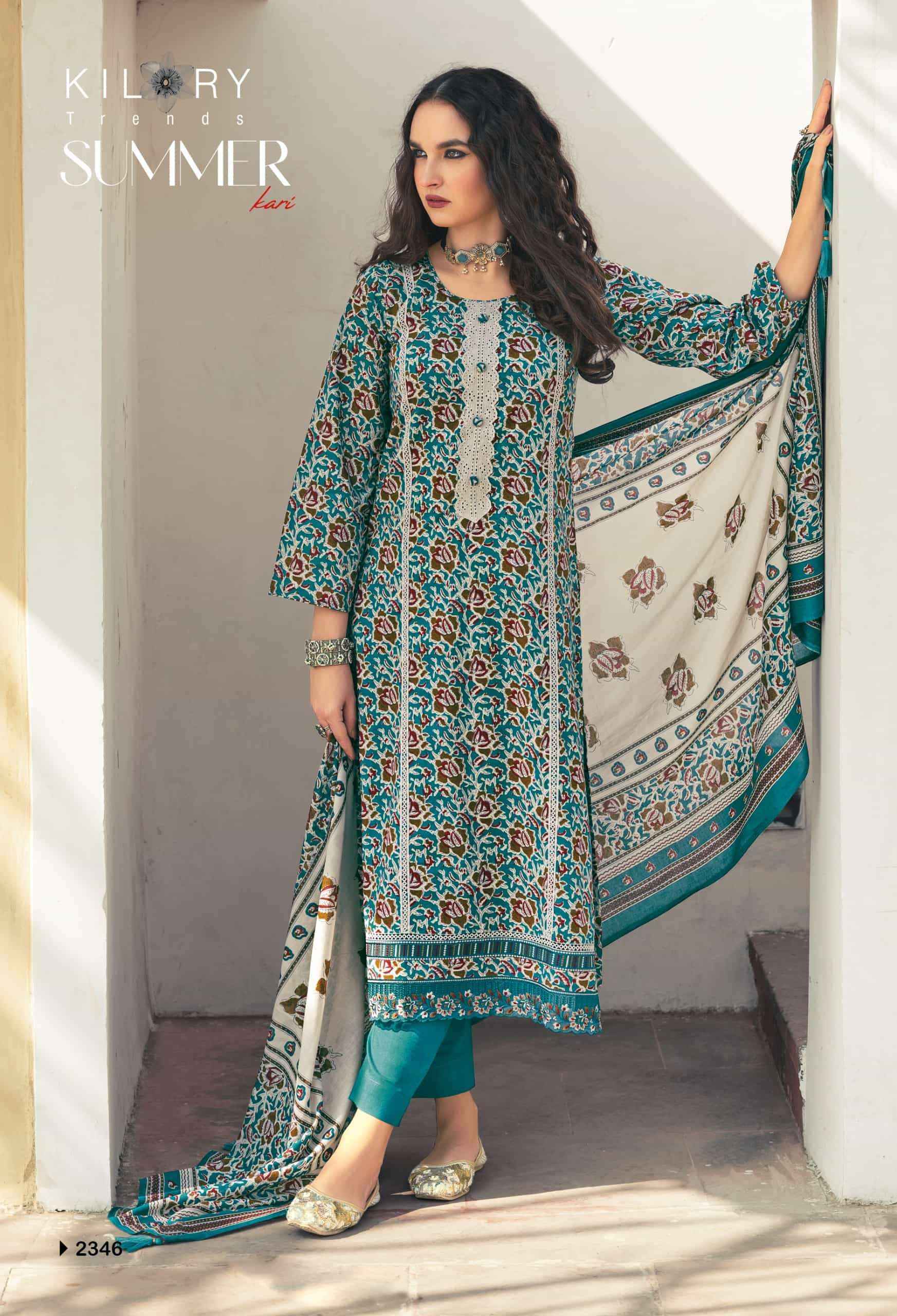 Kilory Summer Kari Pure Cotton Digital Printed Suit Collection ( 6 Pcs Catalog )