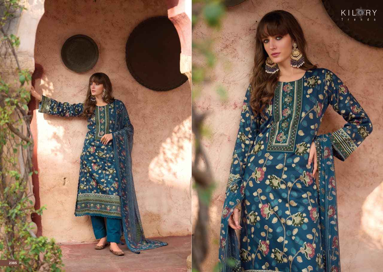 Kilory Trends Kalamkari Jam Cotton Dress  Material Wholesale Collection ( 6 Pcs Catalog )