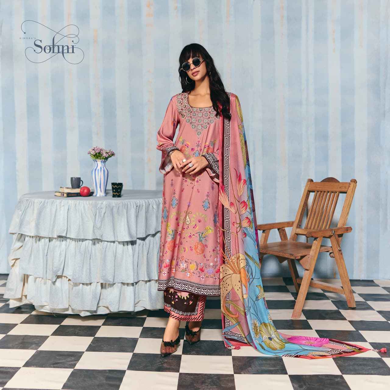 Kimora Sohni Helina Lawn Cotton Dress Material Wholesale Price ( 4  Pcs Catalogue )