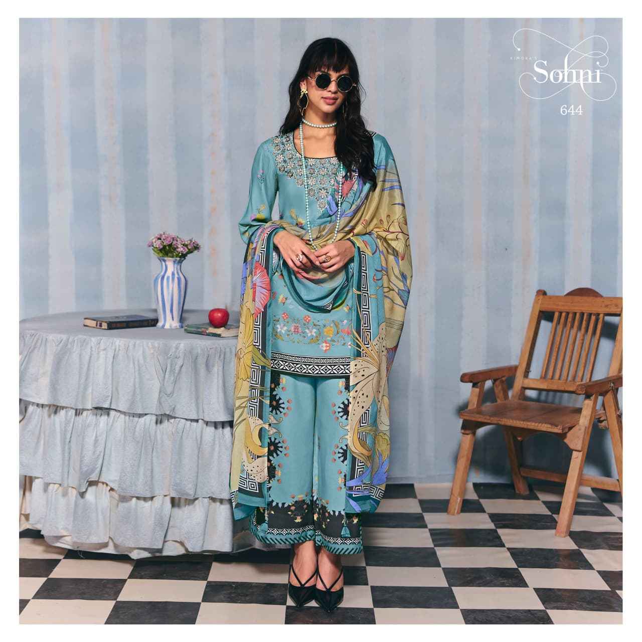 Kimora Sohni Helina Lawn Cotton Dress Material Wholesale Price ( 4  Pcs Catalogue )
