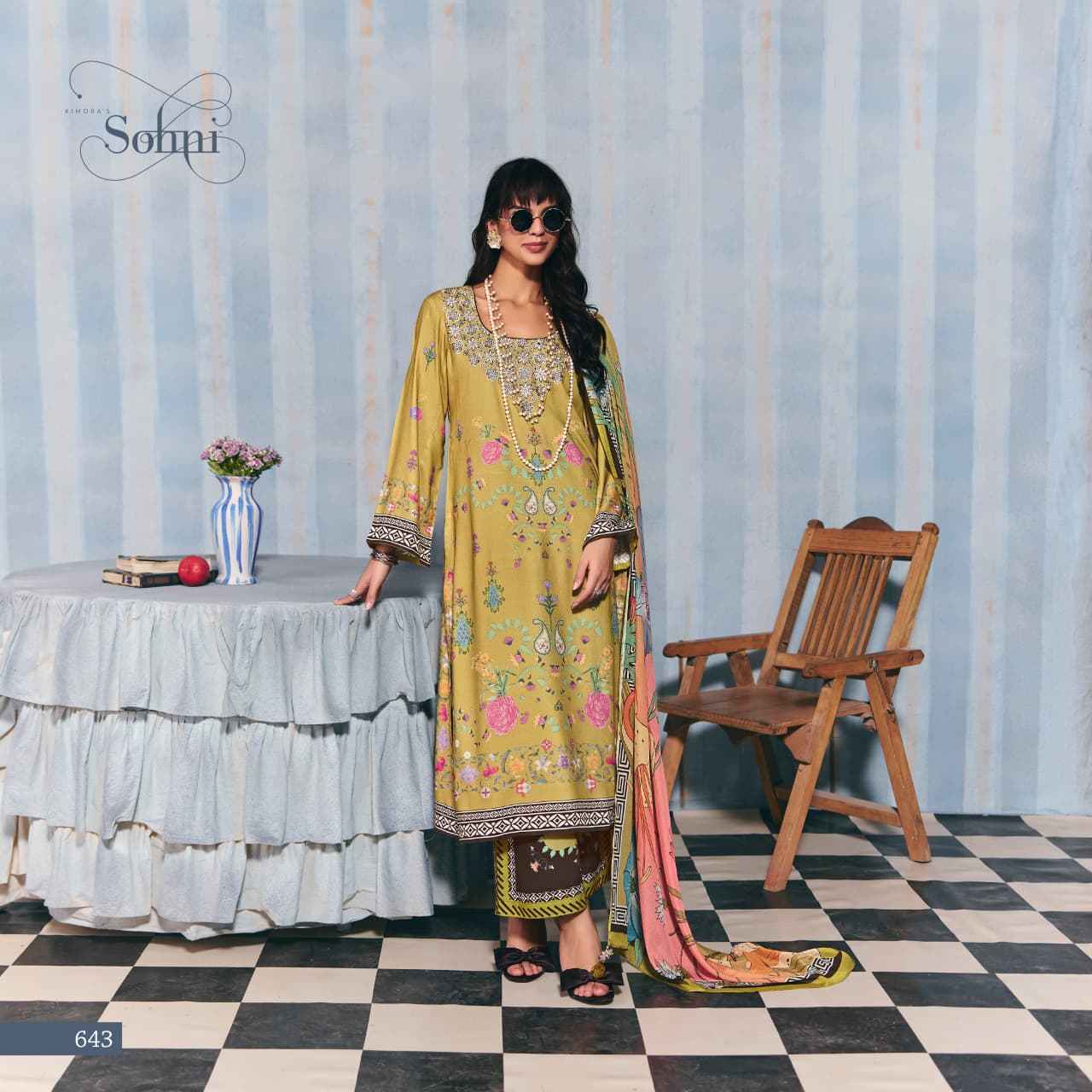 Kimora Sohni Helina Lawn Cotton Dress Material Wholesale Price ( 4  Pcs Catalogue )
