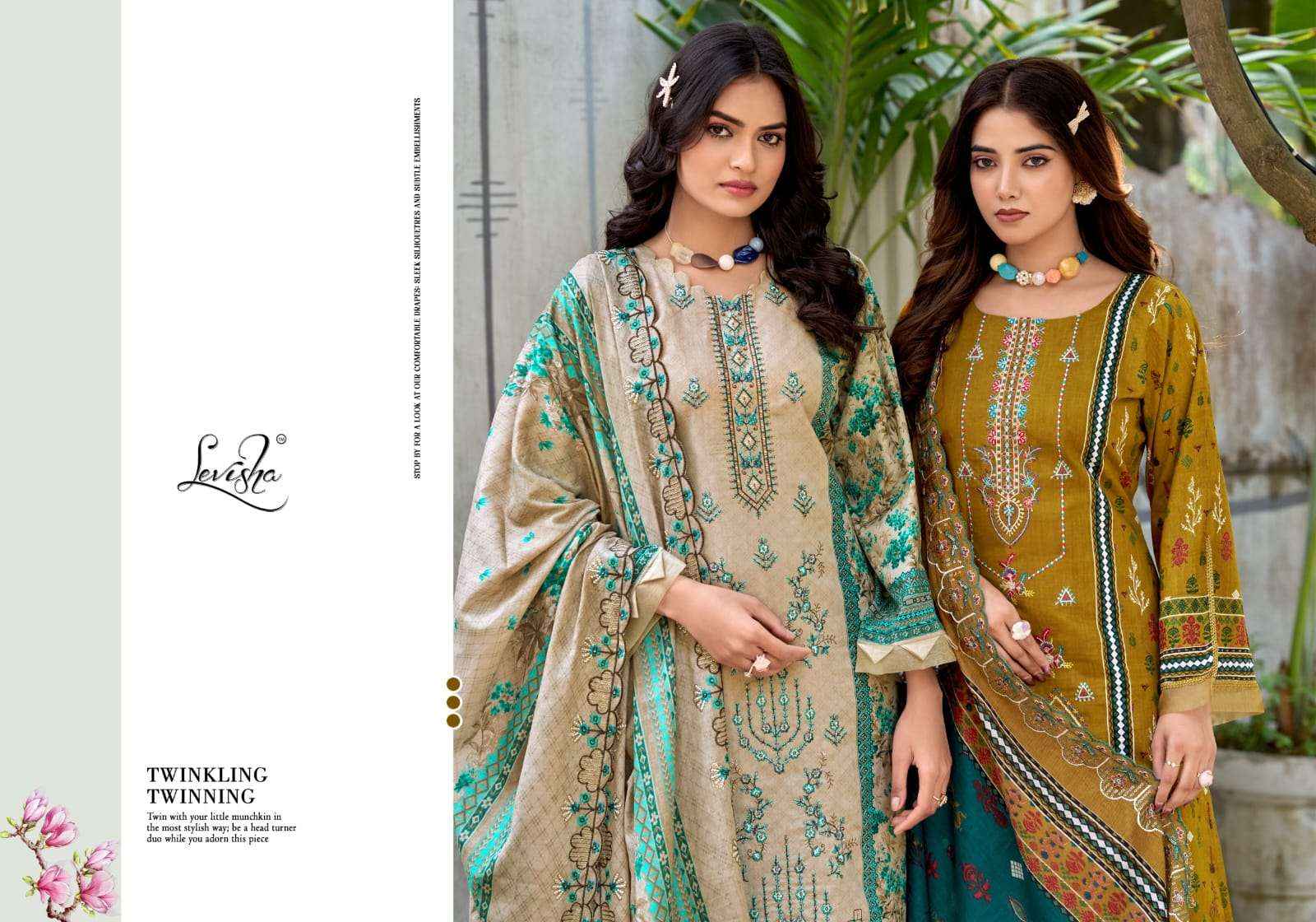 Levisha Bin Saeed Nx Vol 4 Exclusive Designs Cotton Dress Collection ( 6 Pcs Catalog )