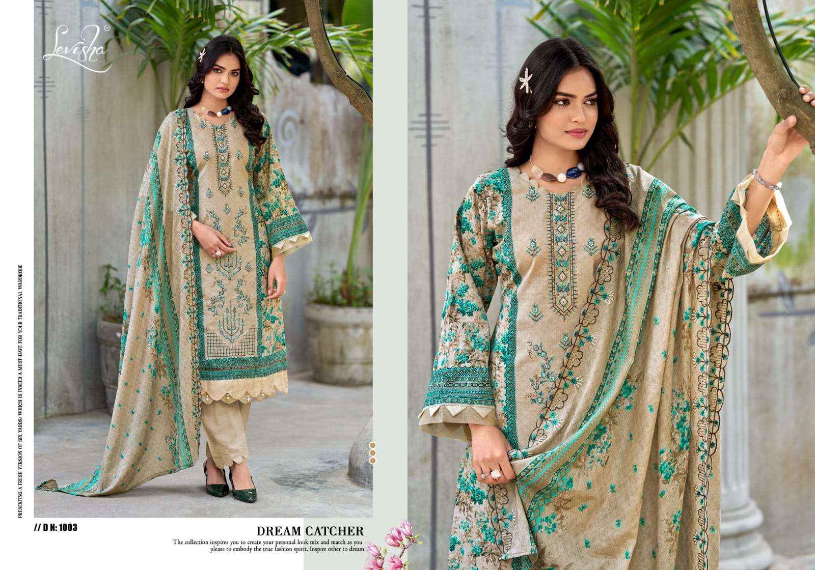 Levisha Bin Saeed Nx Vol 4 Exclusive Designs Cotton Dress Collection ( 6 Pcs Catalog )