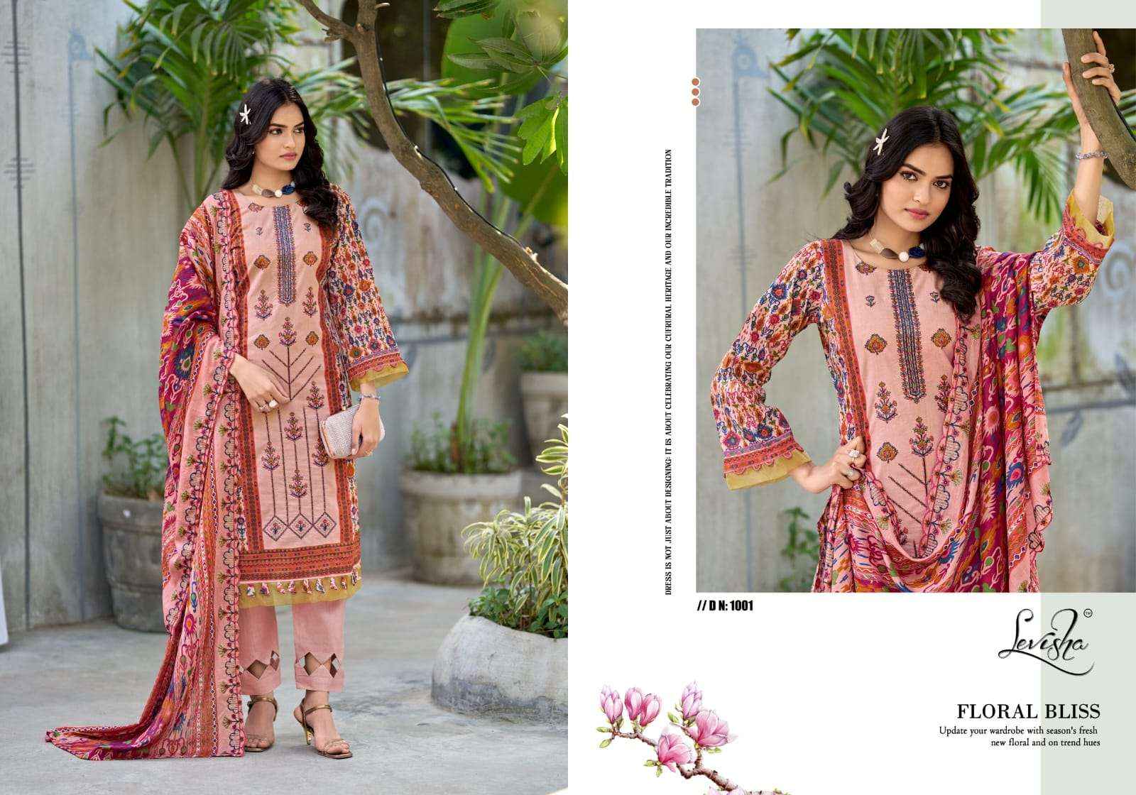Levisha Bin Saeed Nx Vol 4 Exclusive Designs Cotton Dress Collection ( 6 Pcs Catalog )